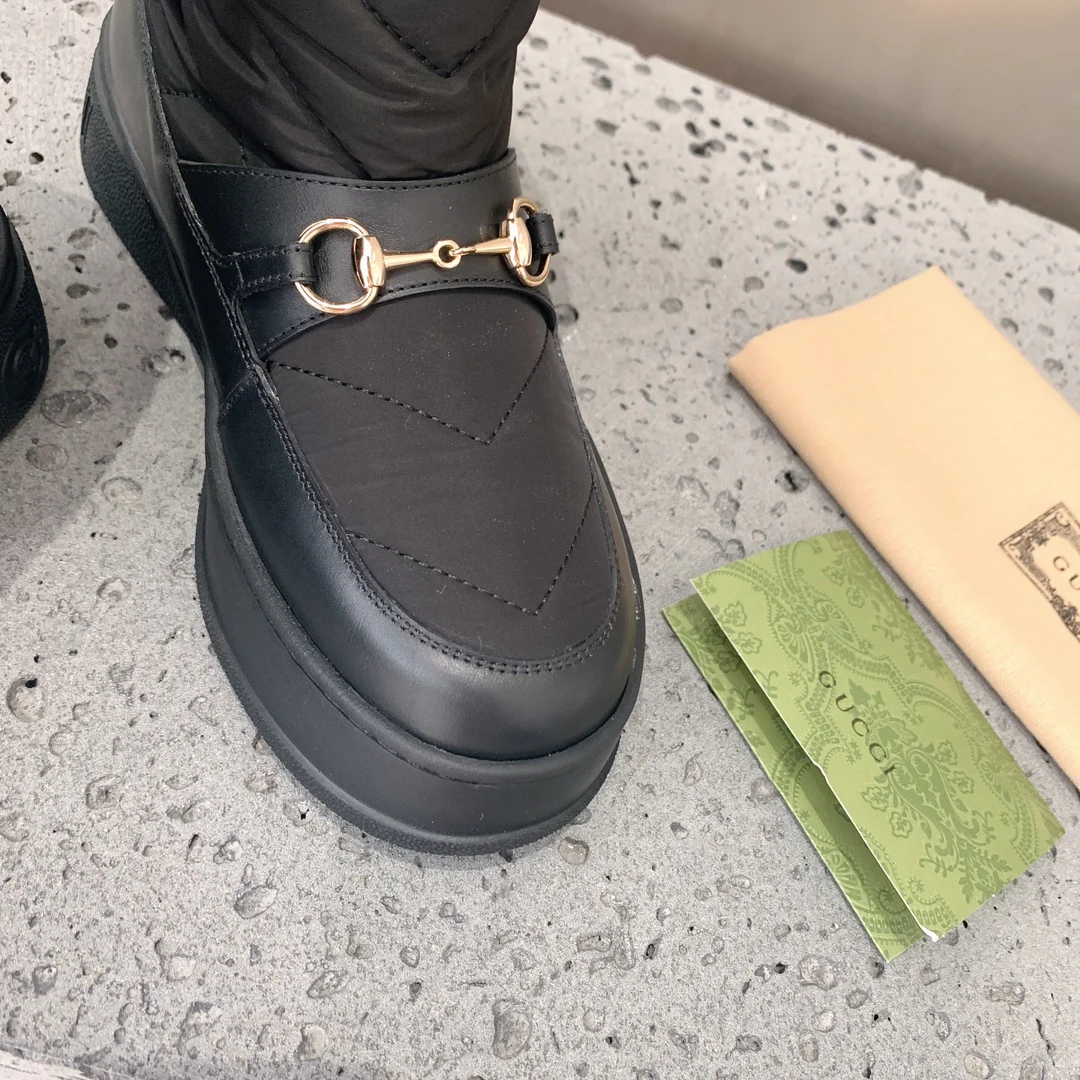 Gucci - Новинка сезона осень/зима 2022 - Шерстяные сапоги - 1