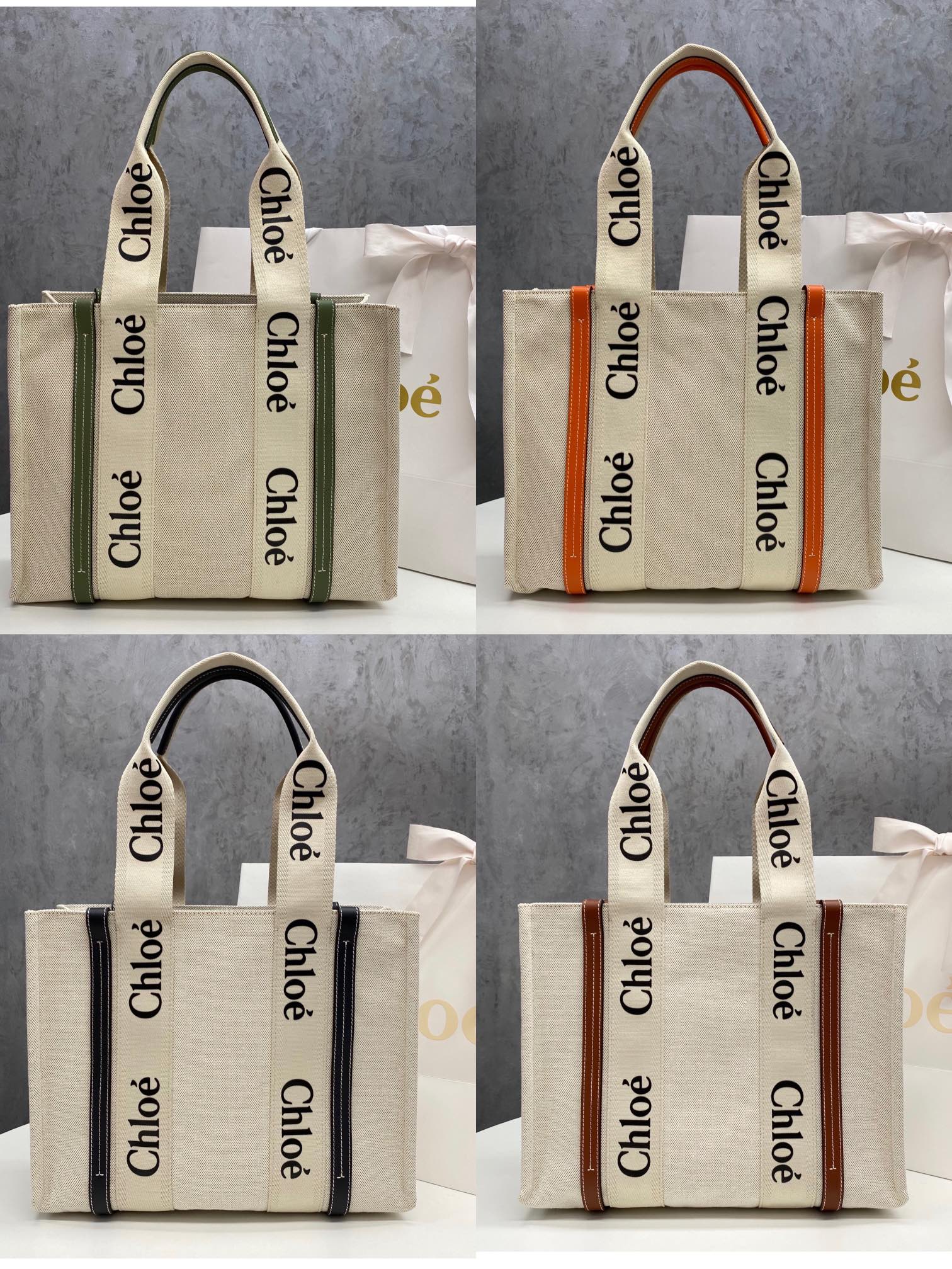 Сумка-тоут Chloe Woody - средний размер - изображение из коллекции