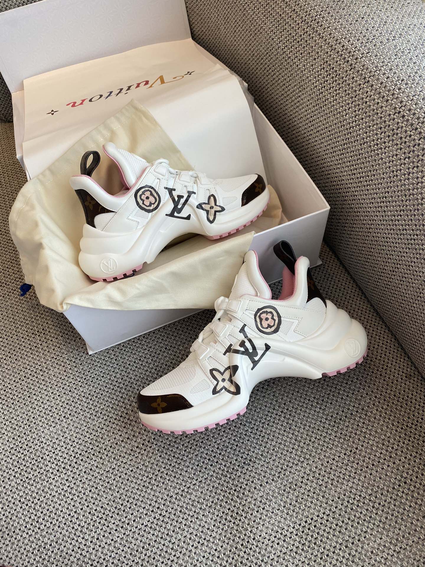 Обувь LV - кроссовки LV Trainer - 11