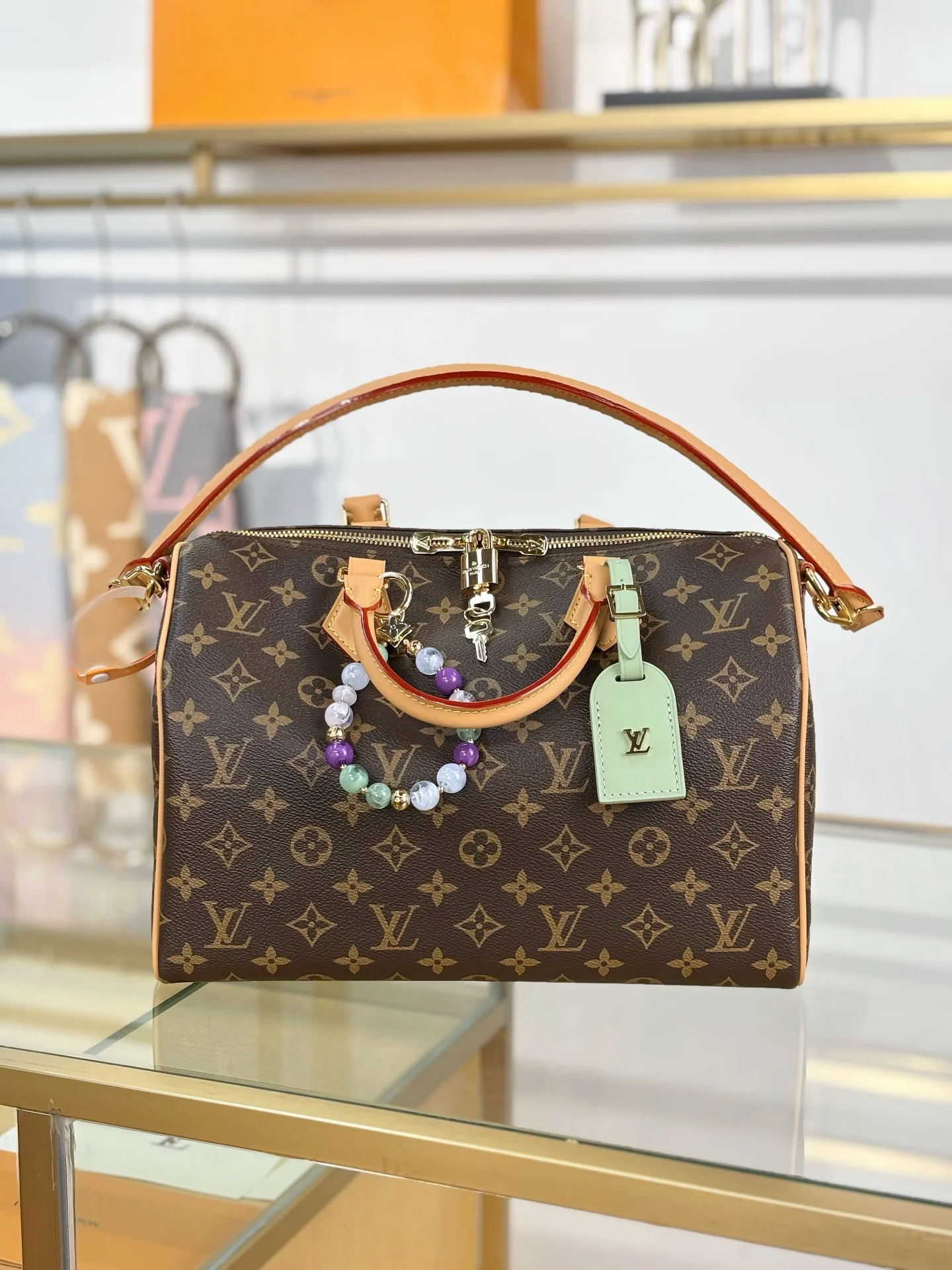 LV-m15107-speedy-soft-30-lucky handbag-classic monogram