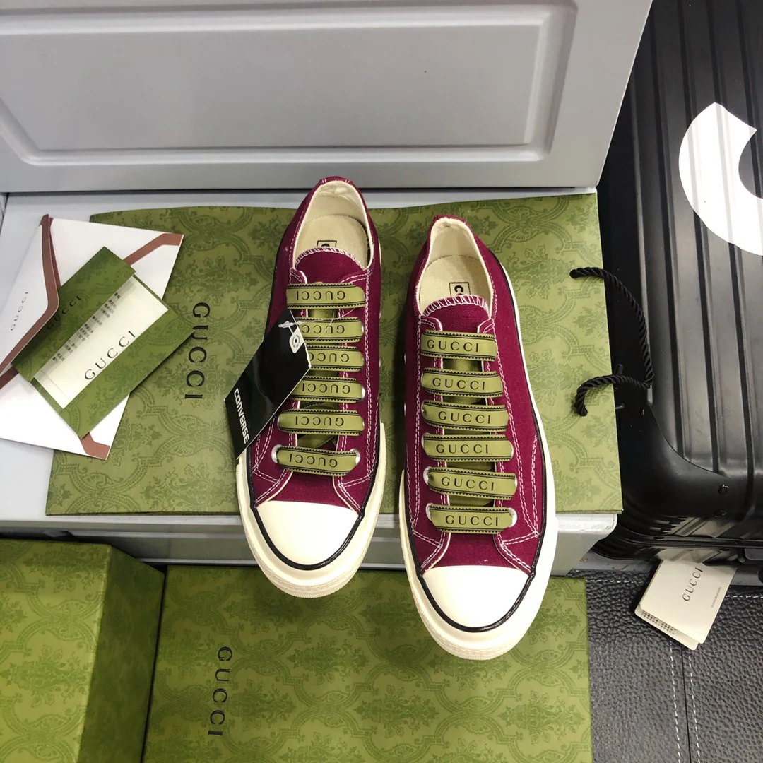 Кед Gucci из парусины - 4