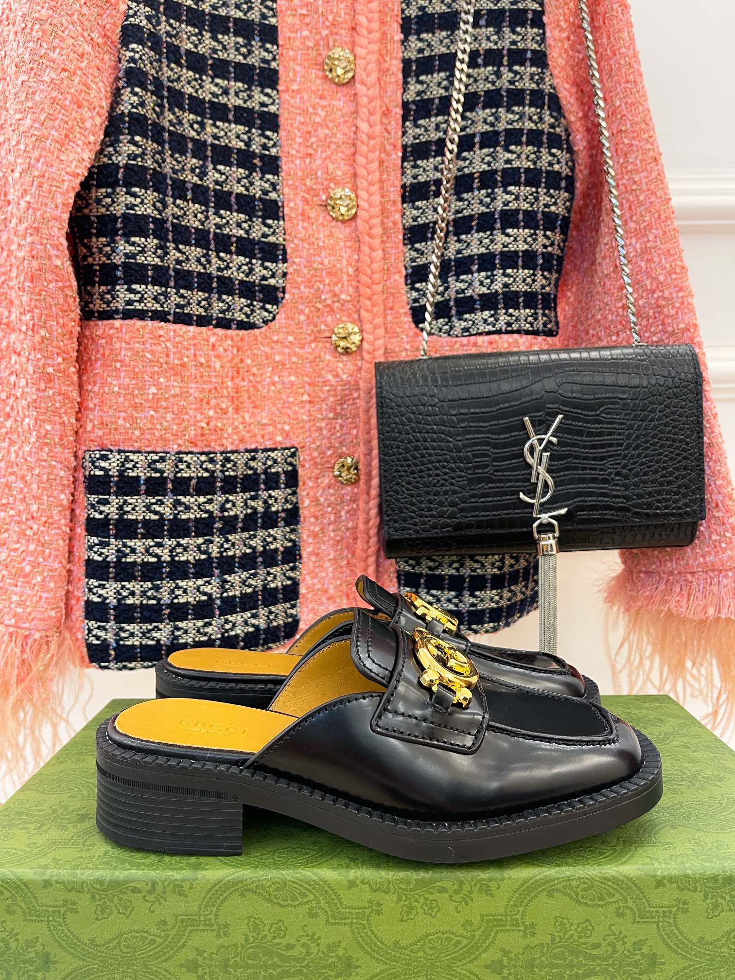 Gucci - Ретро слипоны