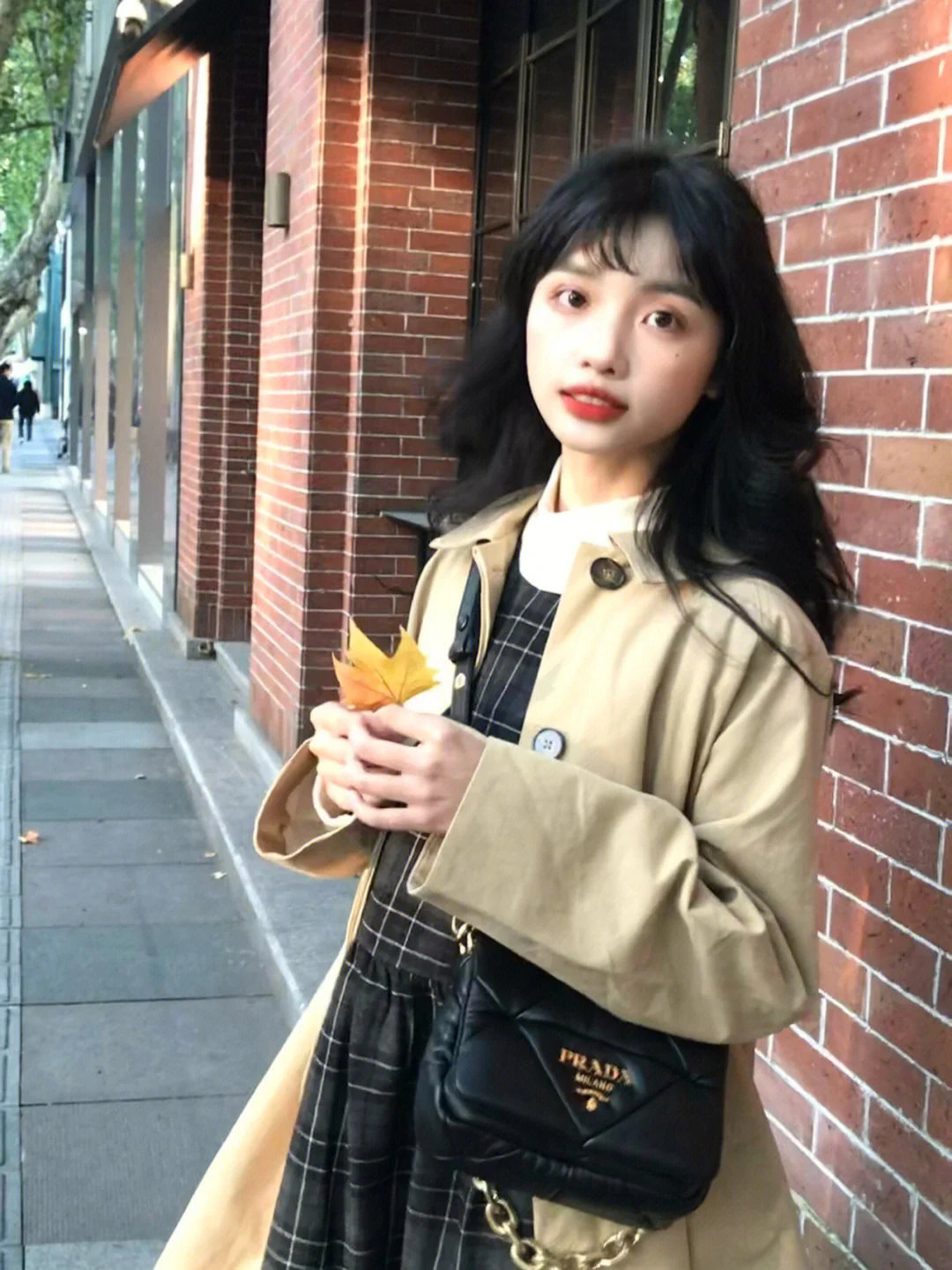 Сумка Prada System из овечьей кожи, черная, 21 см.