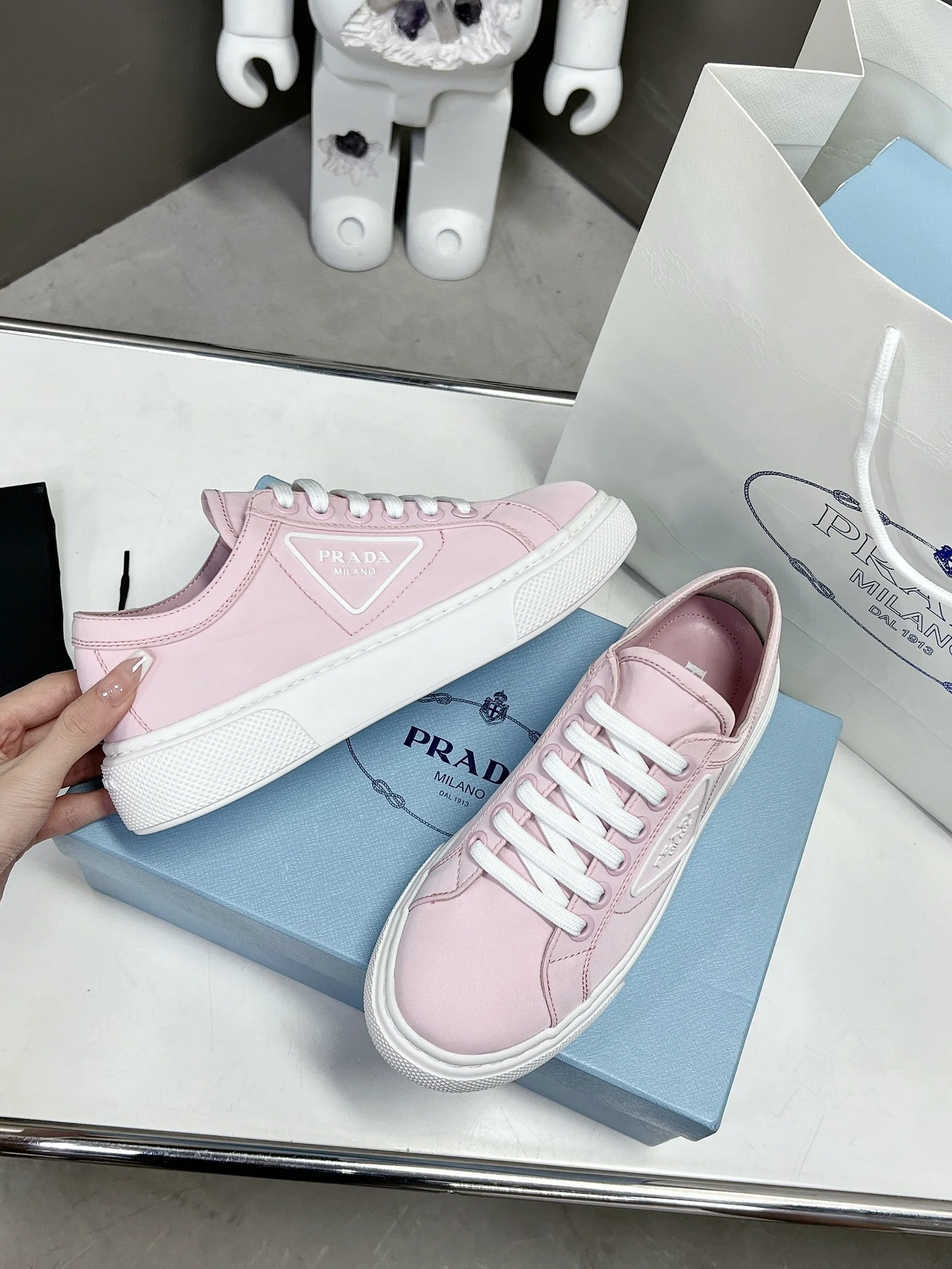 Новинка сезона осень/зима 2022 от Prada - повседневные туфли на платформе - 2