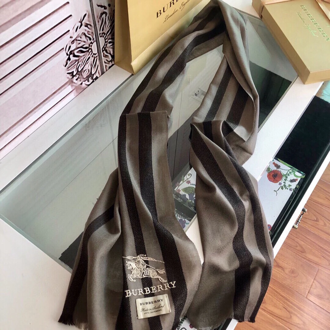 Кашемировый шарф Burberry - 45 см - 180 см - 1