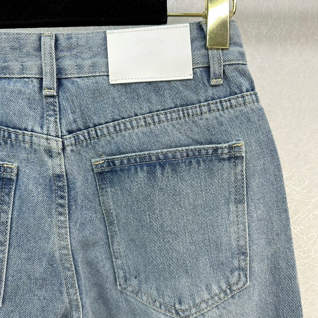 Широкие брюки Chanel 2403 Camellia