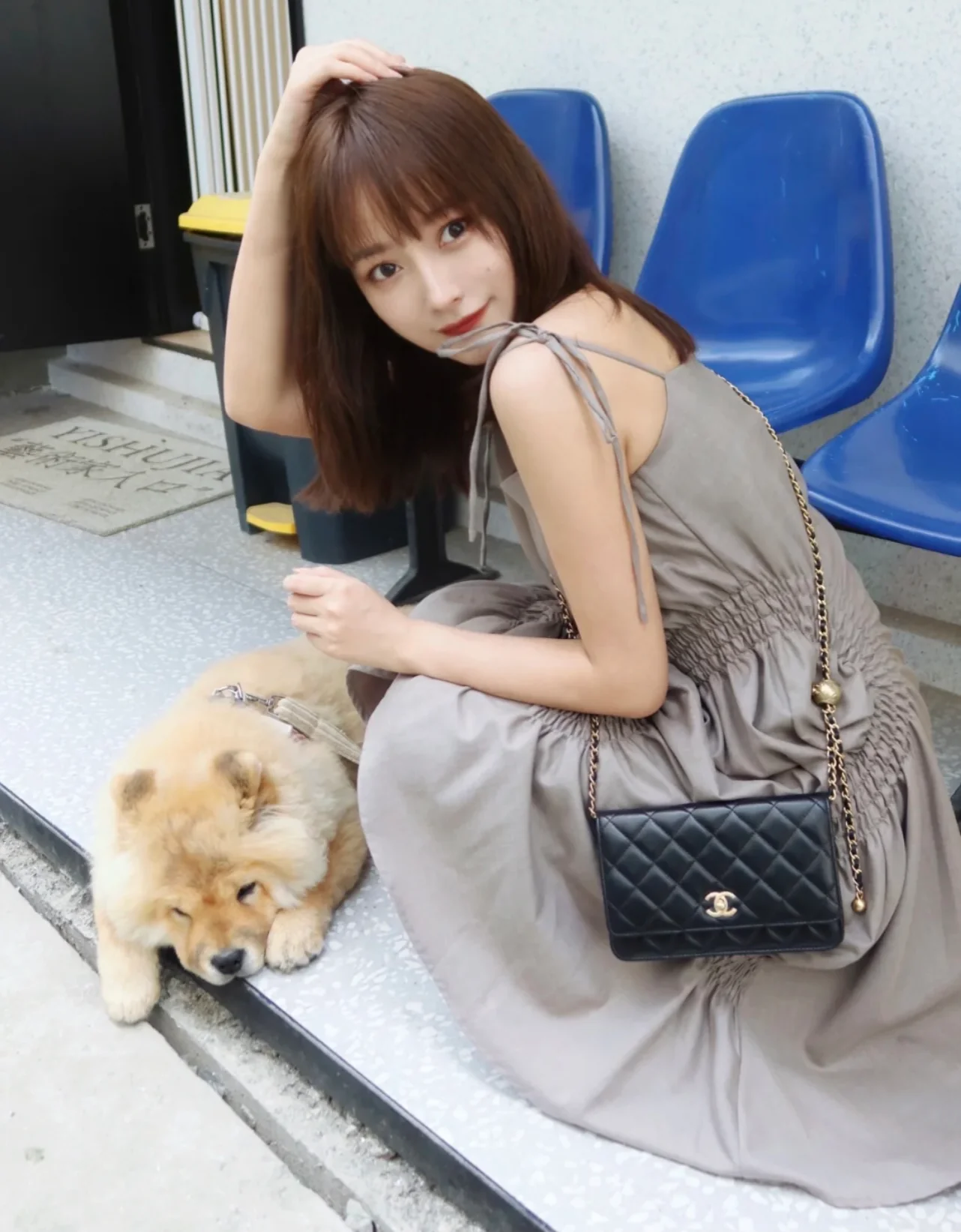 Chanel - Golden Ball WOC - Овечья кожа - 2