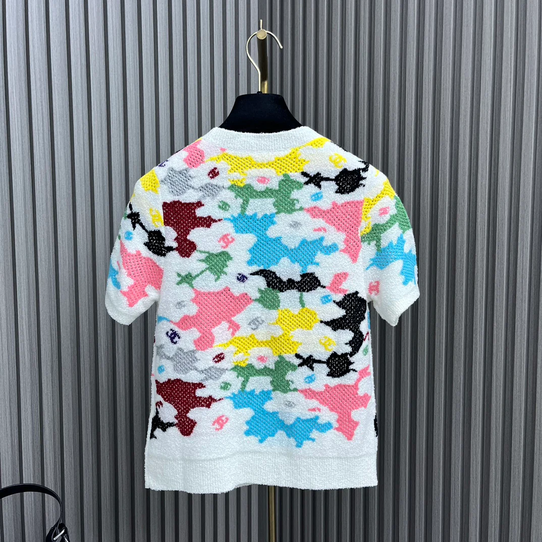 Chanel - Новинка 2404-24 - Ажурный вязаный топ