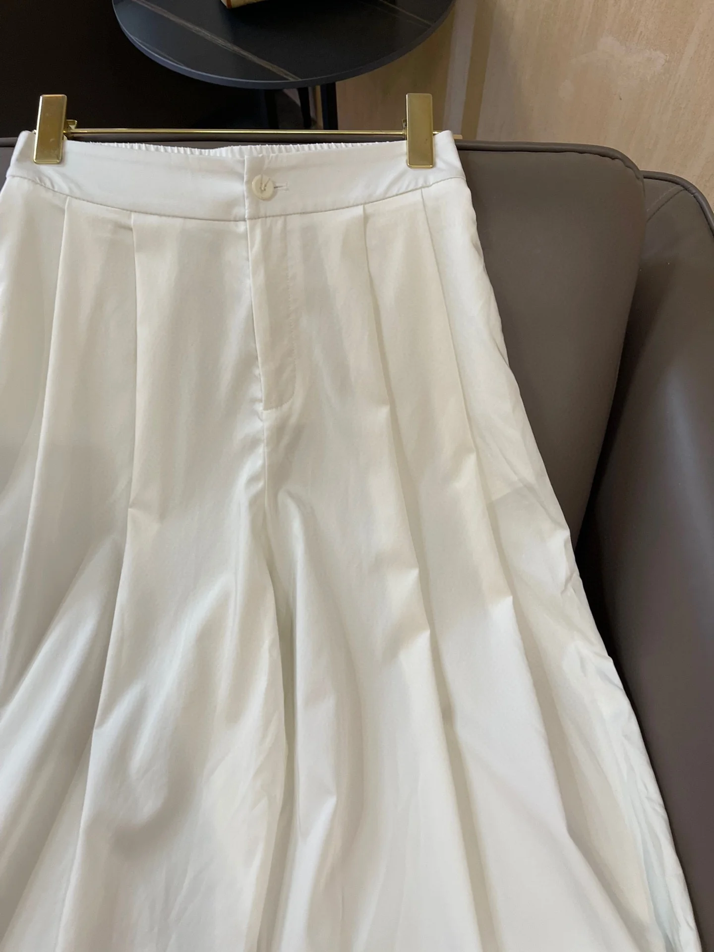 Новые широкие брюки Celine 2404-24ss - белые