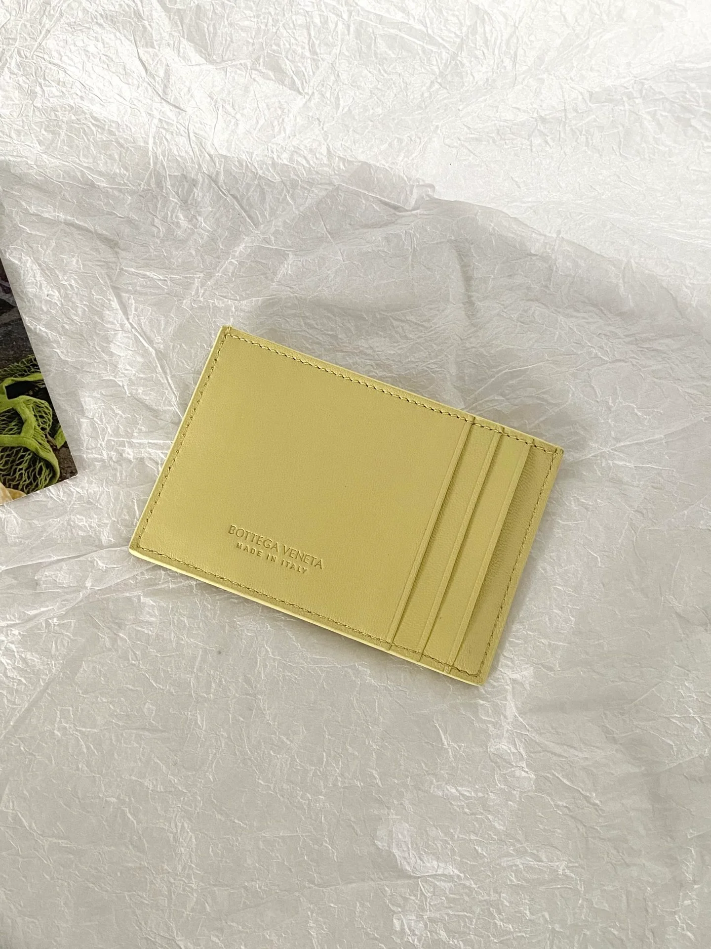 BV-小格子 卡包 小羊皮 11.5x7.5cm