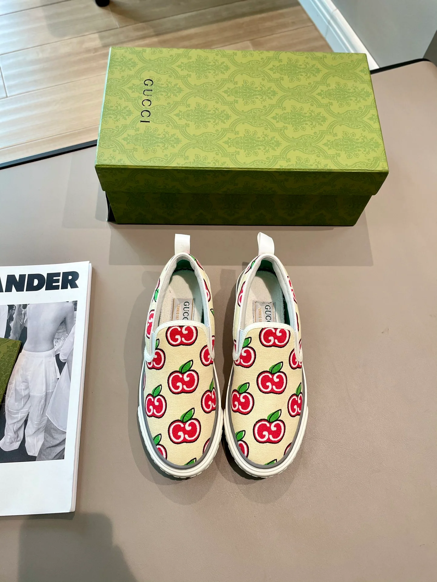 Кед Gucci из парусины - 3