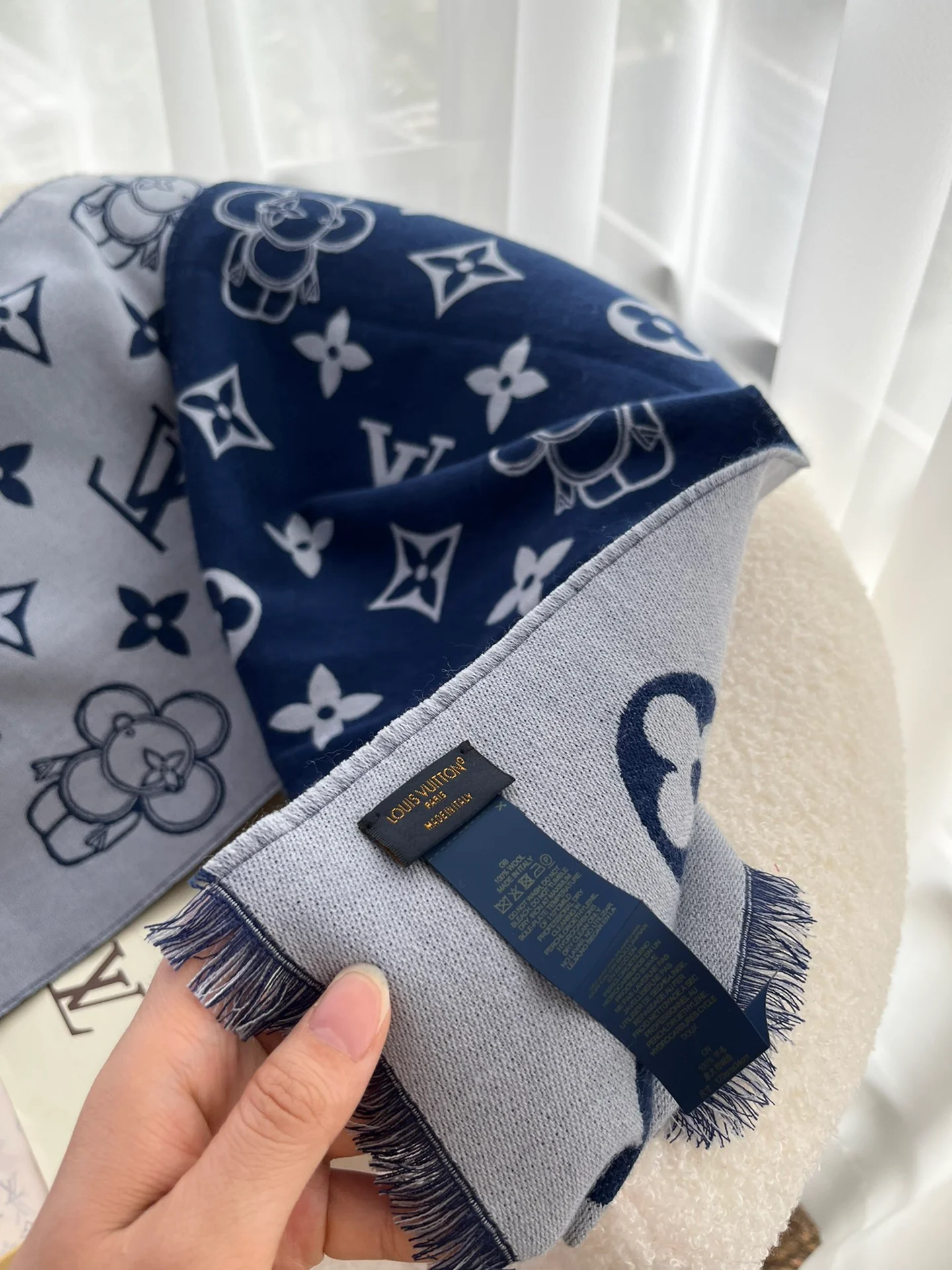 LV-100-Шарф из овечьей шерсти, 34-180 см