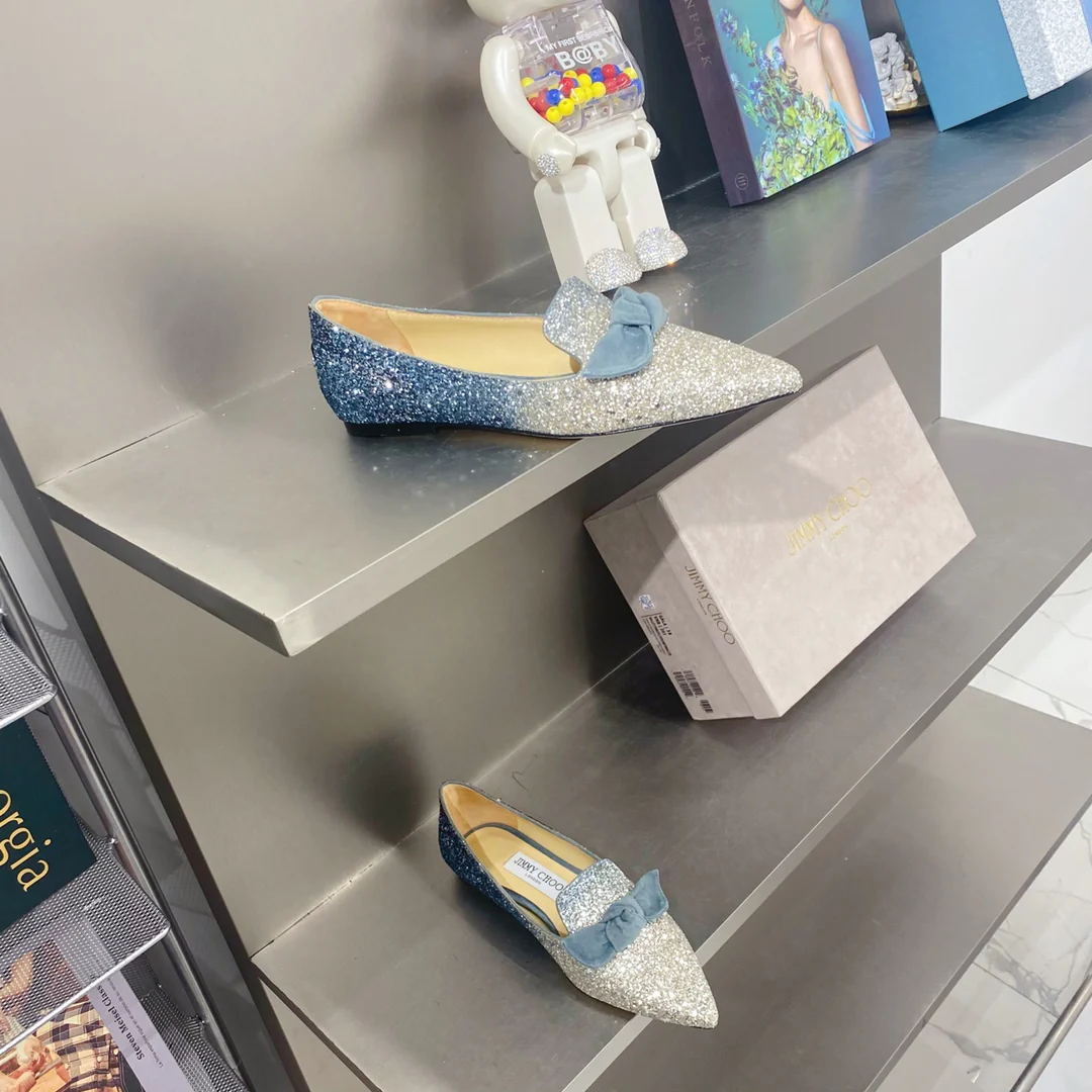 Джимми - Бант - Туфли с острым носком - Балетки - 1