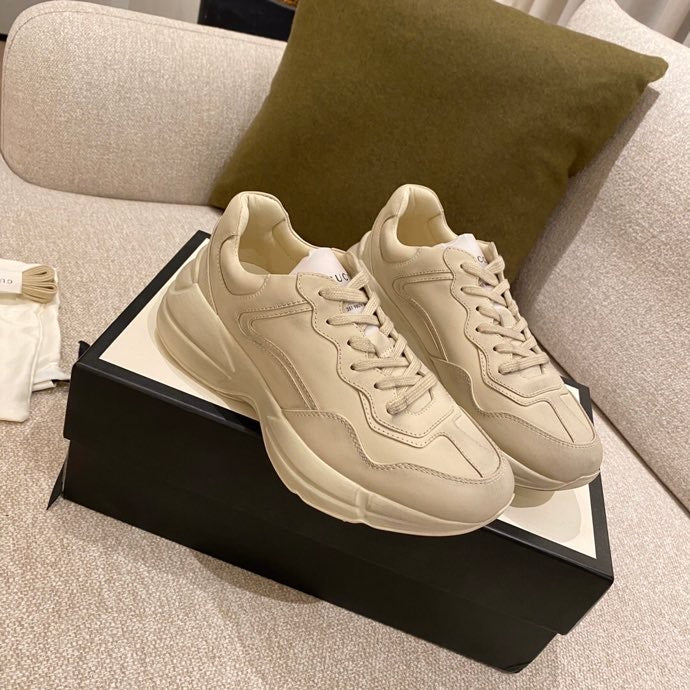 Массивные кроссовки Gucci - унисекс - 15