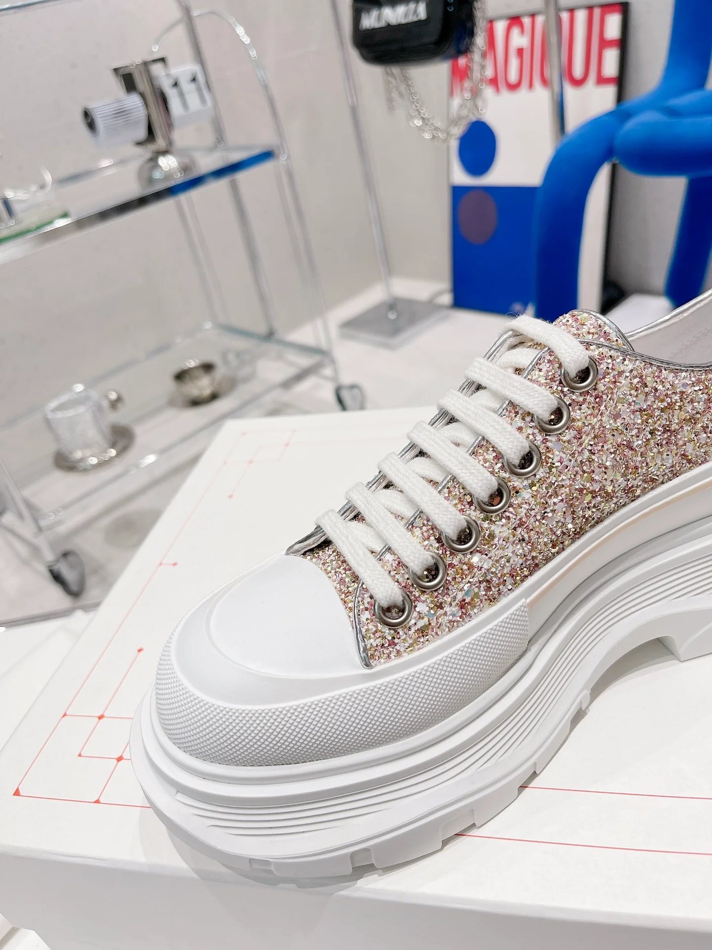 Кед на платформе McQueen - 5