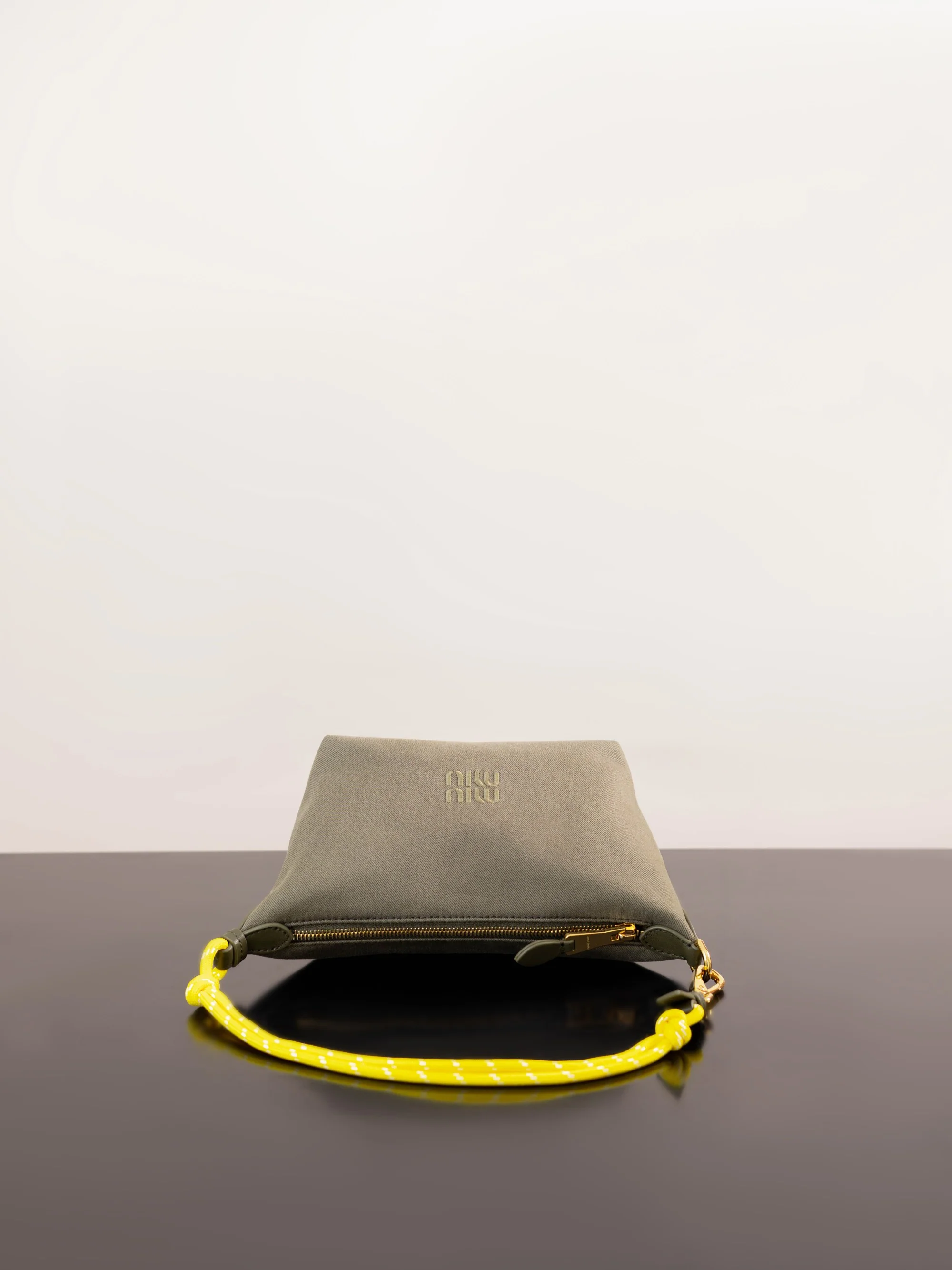 Сумка для бенто Miu Miu-5ne841m650 - оливково-зеленая