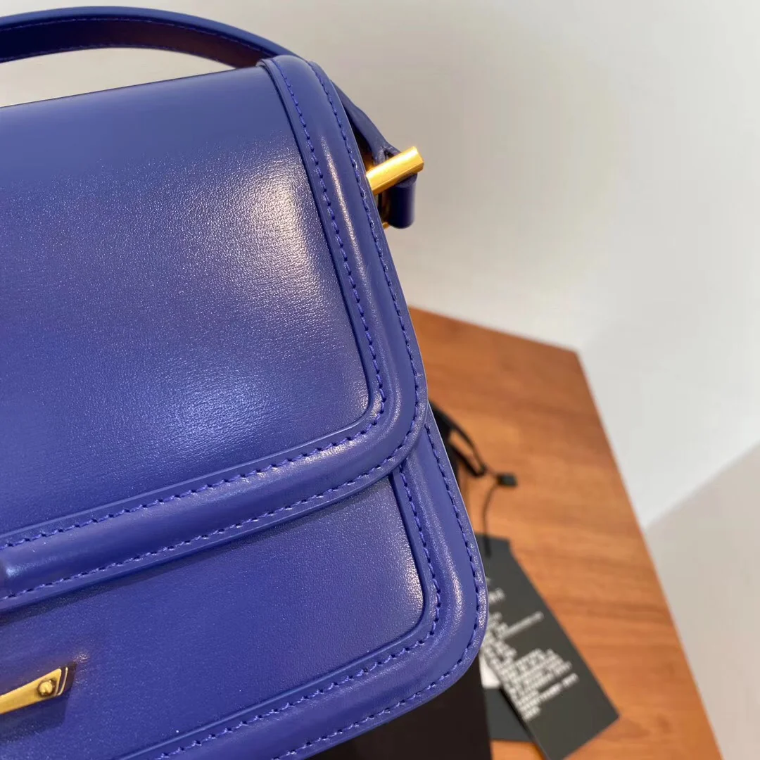 Сумка для тофу YSL Solferino - синяя - 18 см