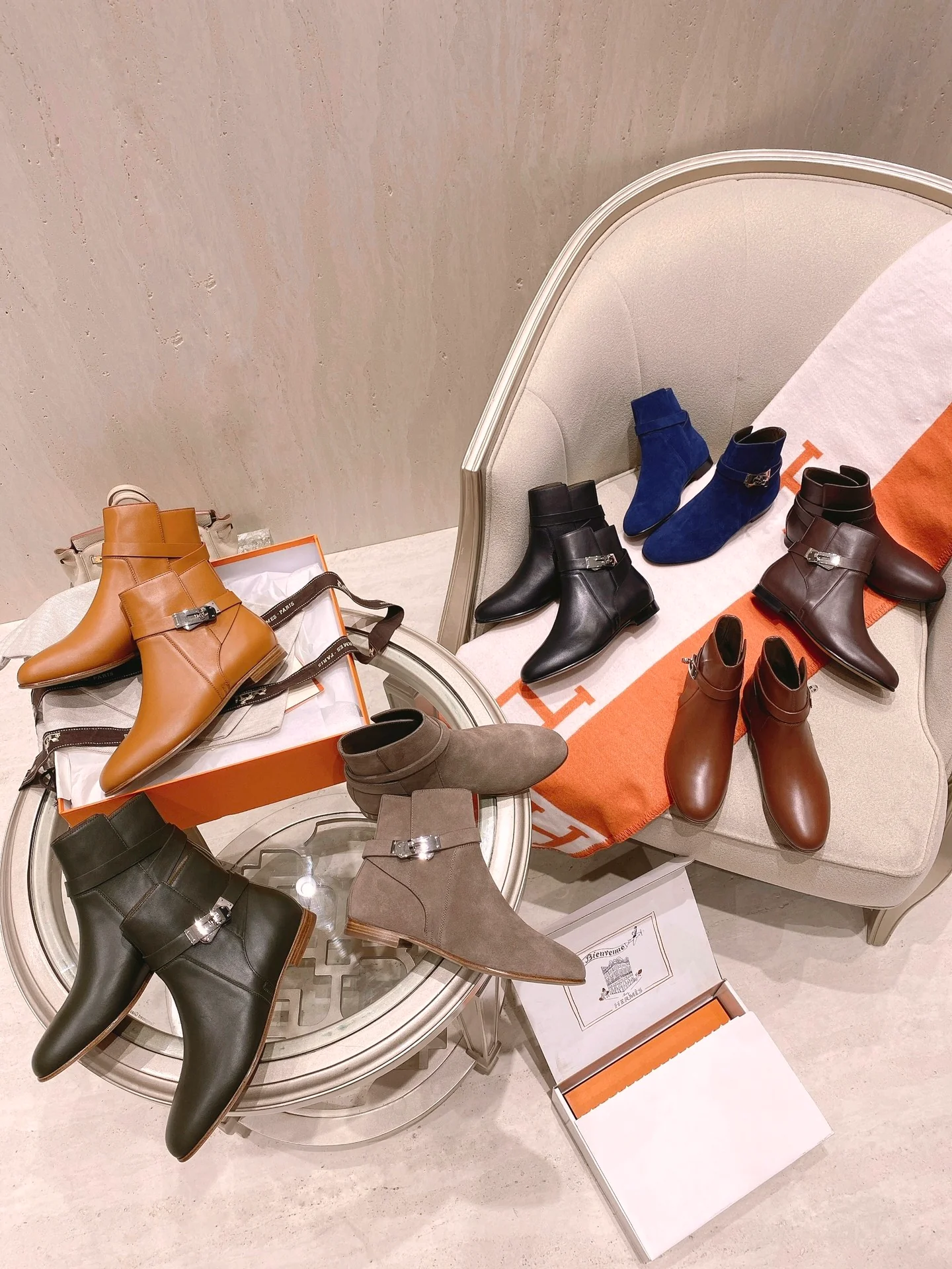 Ботильоны Hermes Kelly Buckle Series - Изображение из коллекции