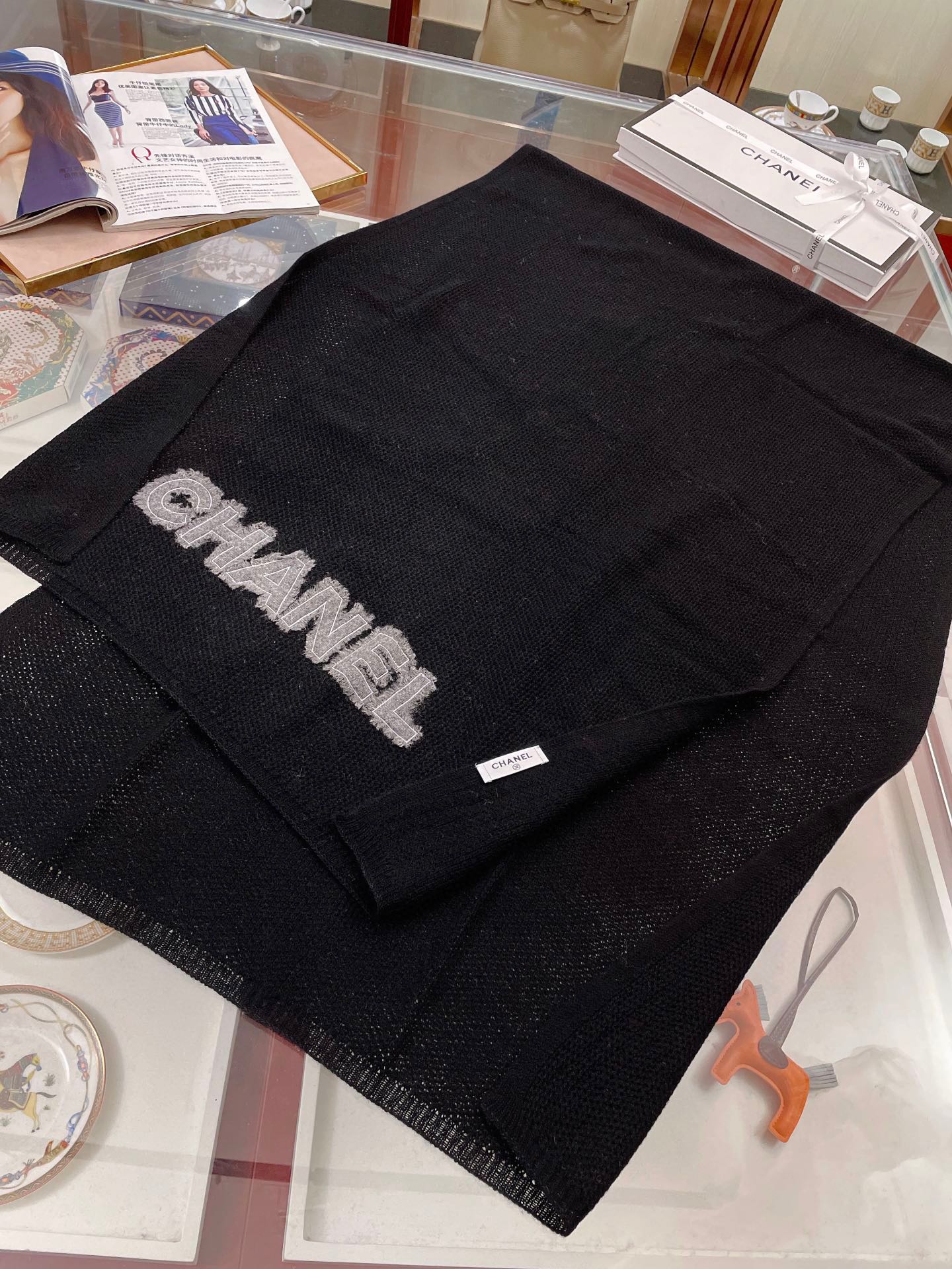 Кашемировый шарф Chanel