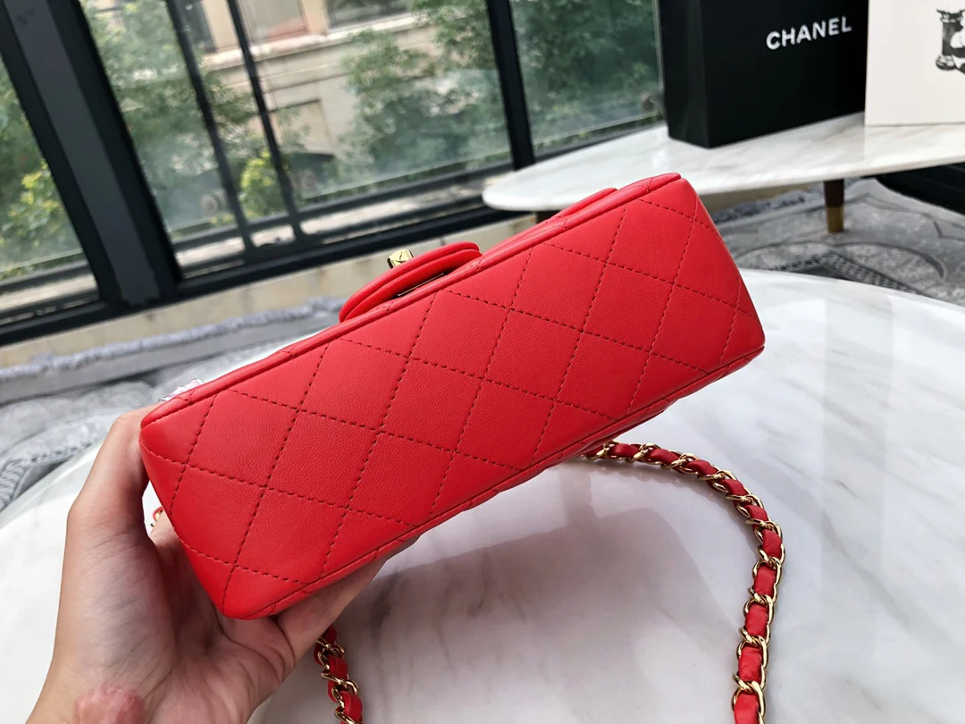 Сумка Chanel CF весна/лето 2019 - овечья кожа - 20 см - 1