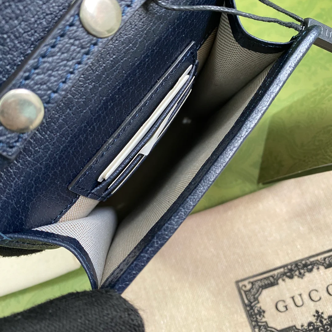 Сумка для мобильного телефона Gucci из серии Marmont — розовато-фиолетовая — 11-5-18-3-5 см