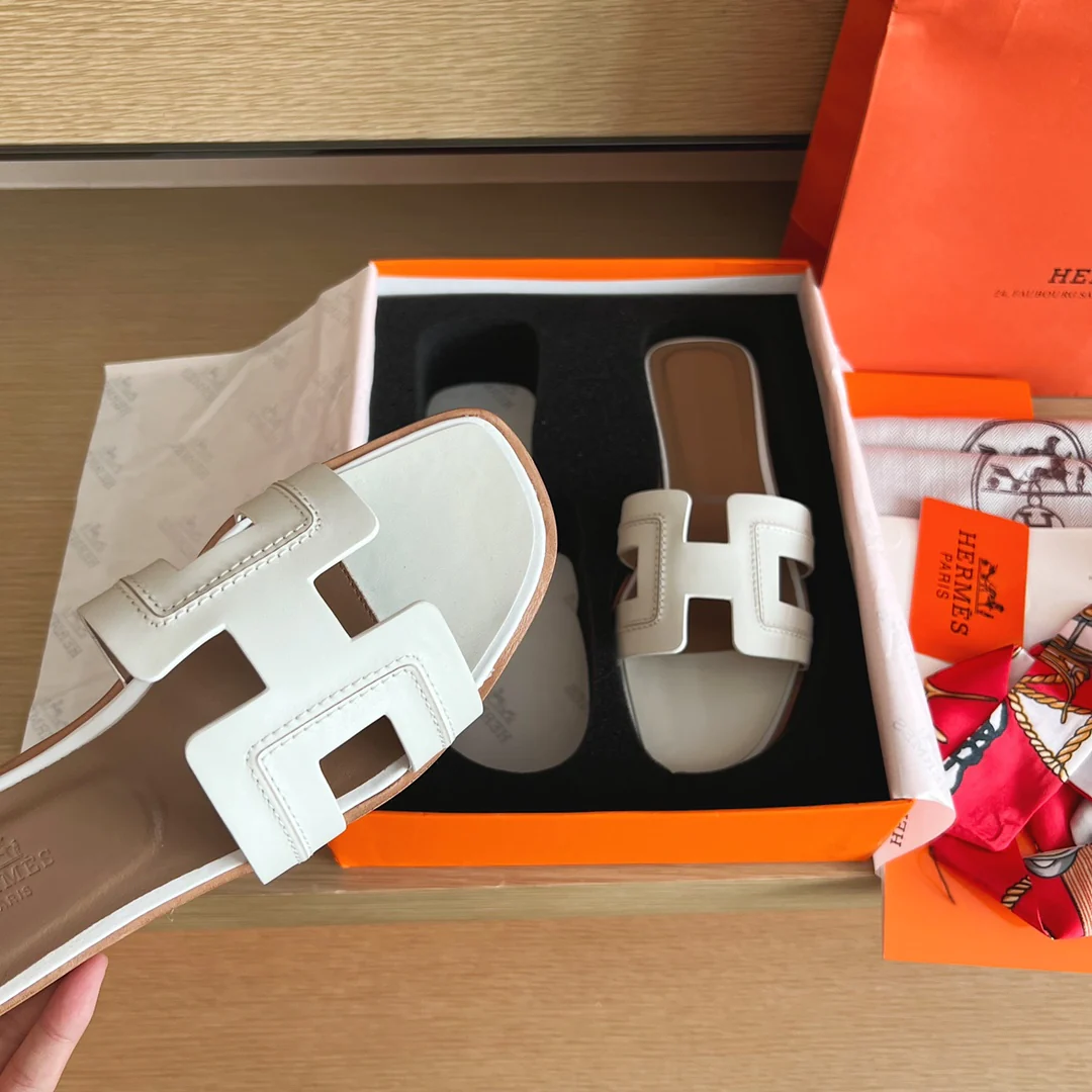 Сандалии Hermes-h Flat Sandals-4