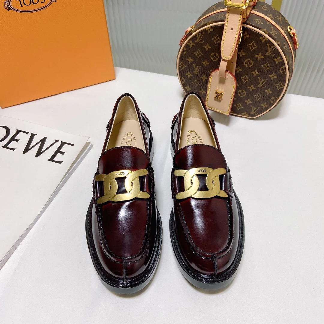 Лоферы на платформе Tods - 1