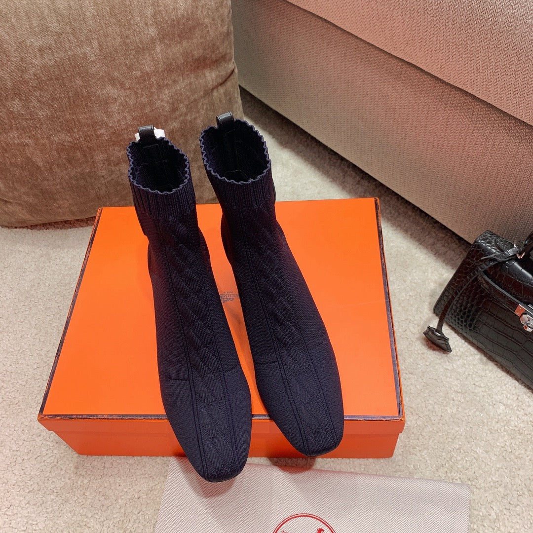 Вязаные эластичные сапоги Hermes-volver