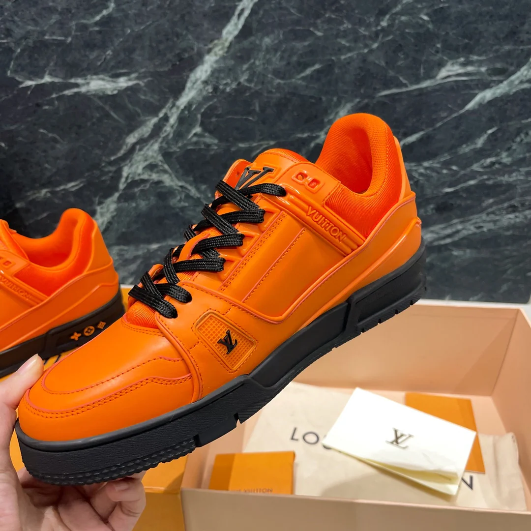 Обувь LV - LV Trainer, последняя модель - кроссовки серии Rainbow - 1