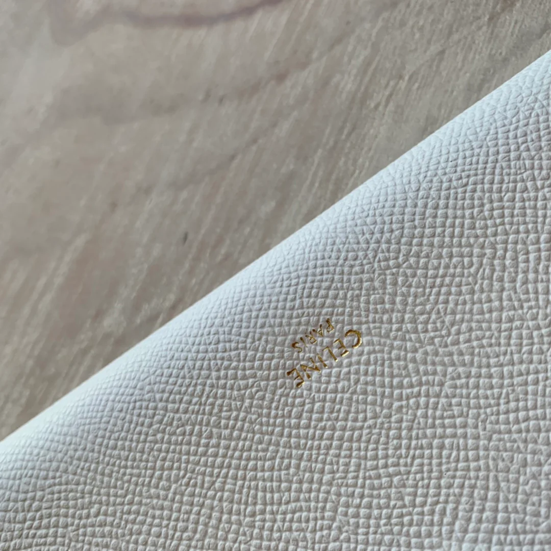 Длинный кошелек Celine - Кошелек с ремешком из крупнозернистой телячьей кожи - 13