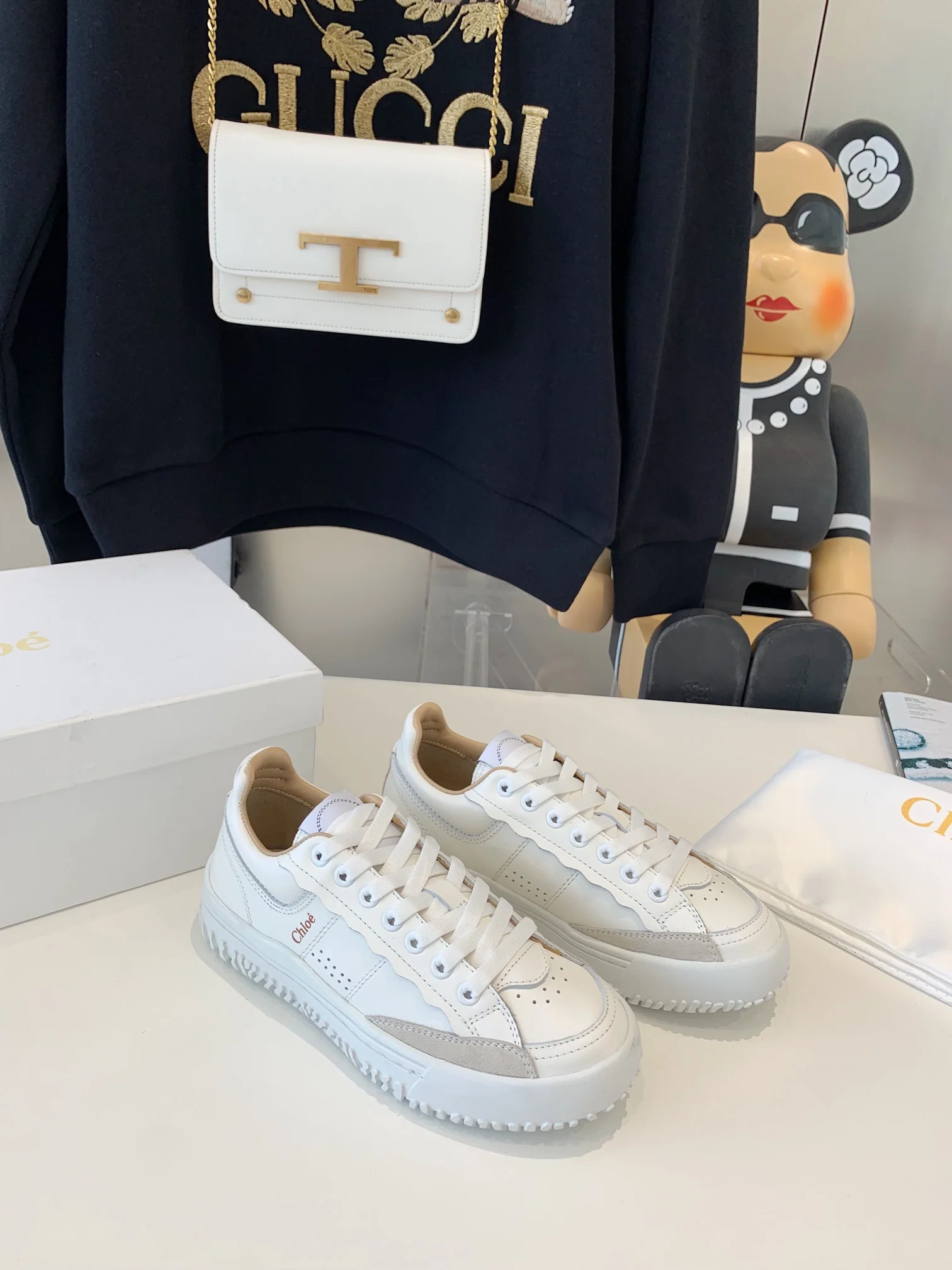 Chloe - Новые белые кроссовки весна/лето