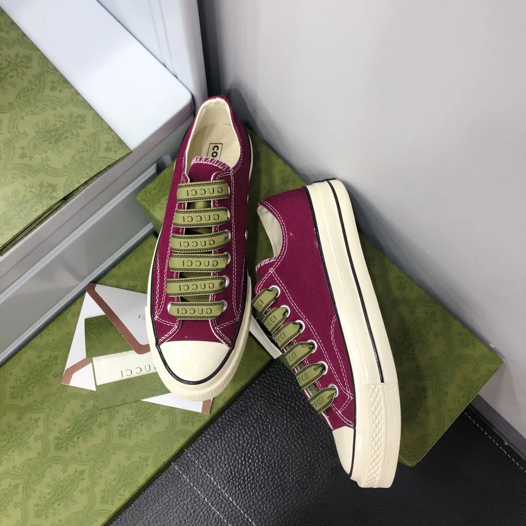 Кед Gucci из парусины - 4