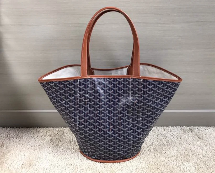Новинка 2018 года от Goyard - в стиле Сунь Цзяня - двусторонняя пляжная сумка - синяя