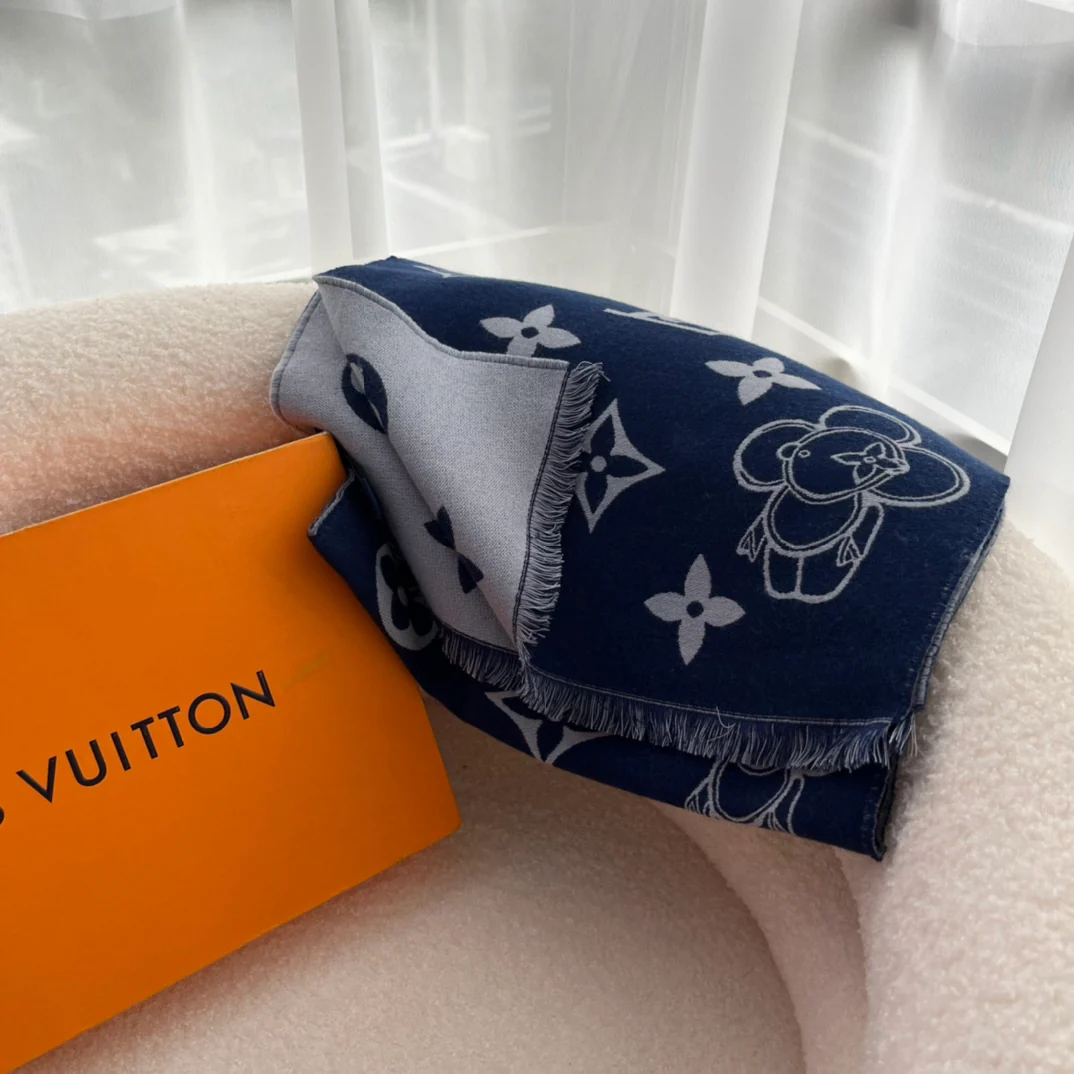 LV-100-Шарф из овечьей шерсти, 34-180 см