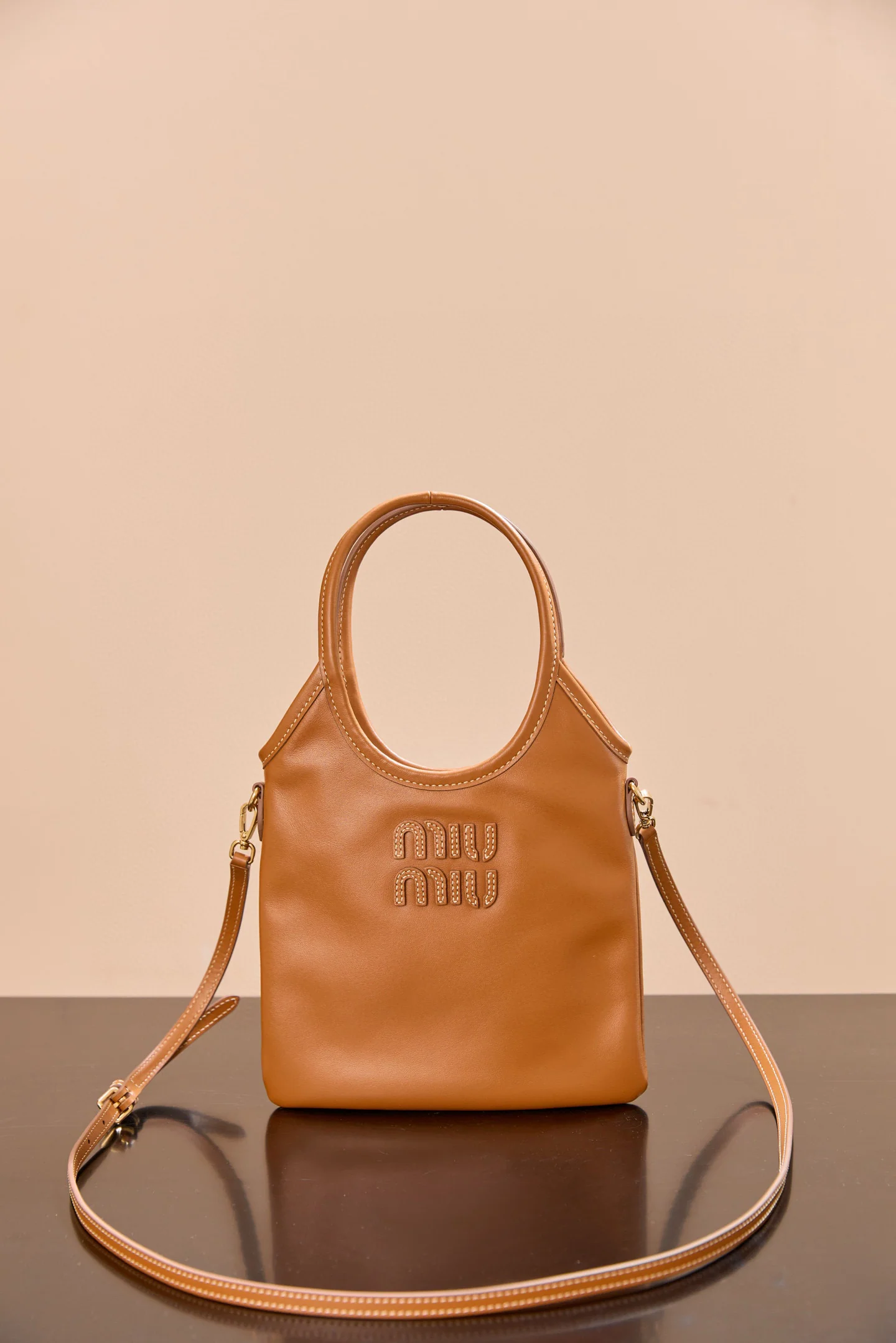 Сумка-шоппер Miu Miu-5ba281m650-??? Маленькая, коричневая