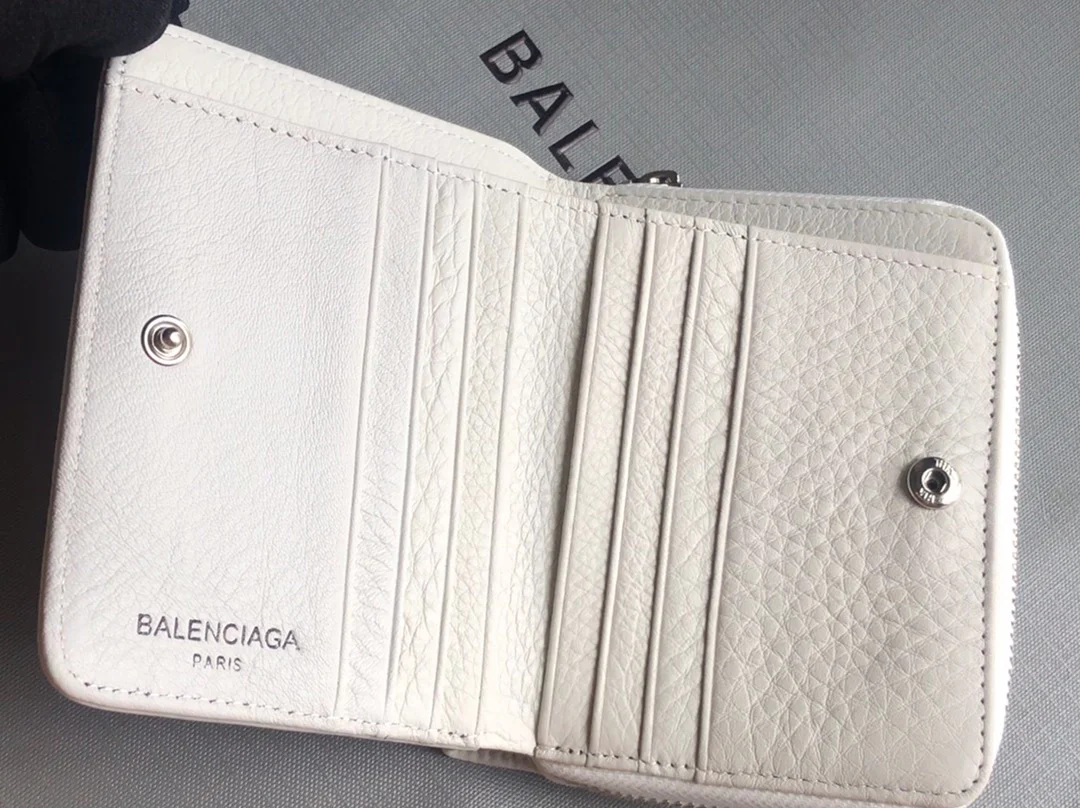 Balenciaga-两折拉链短夹