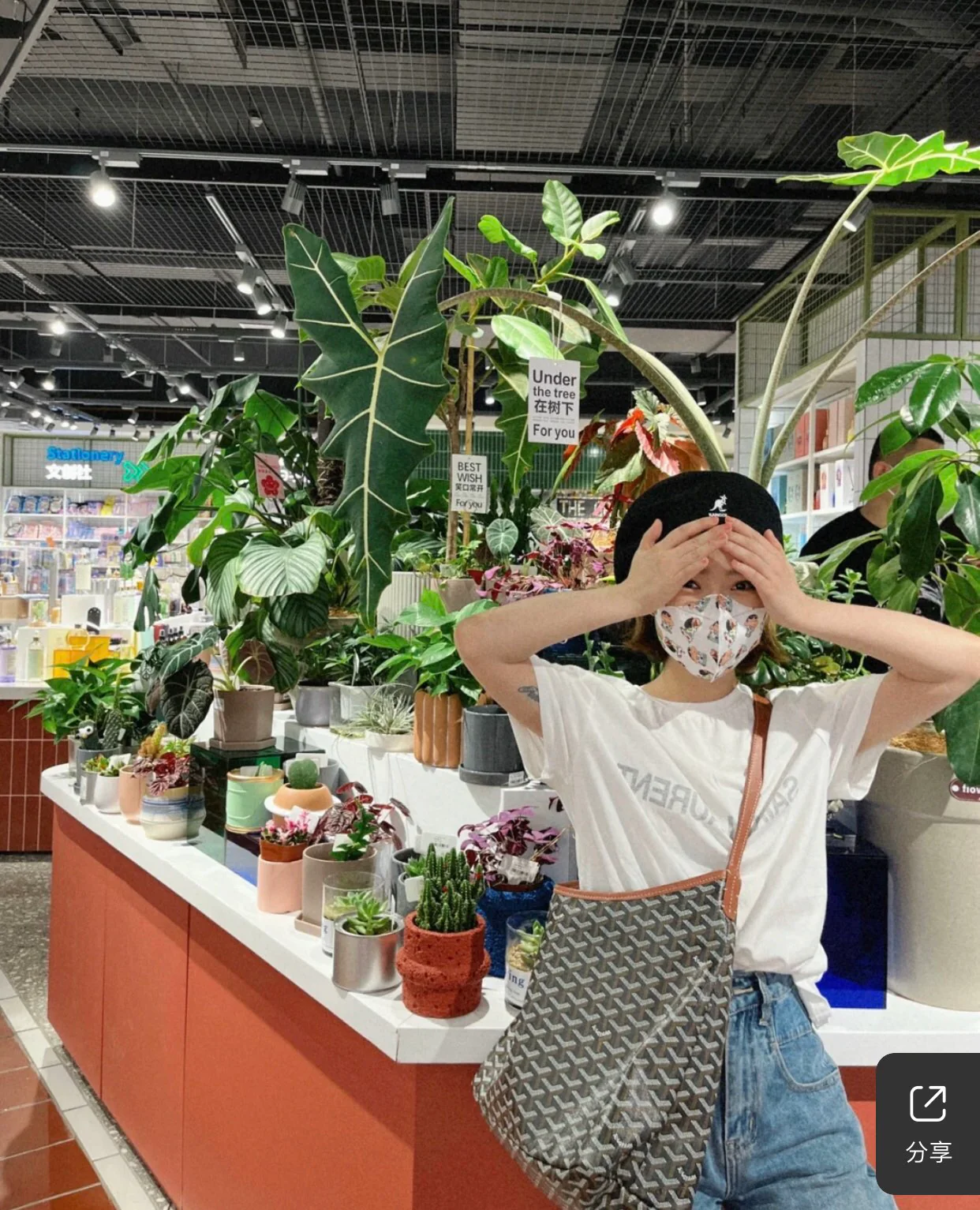 Сумка-тоут Goyard с монограммой, коричневая.