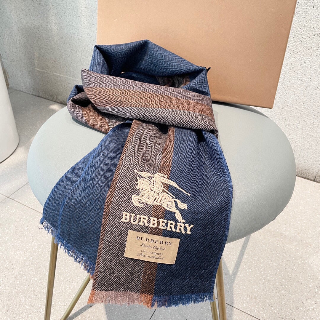 Кашемировый шарф Burberry - 180 см - 32 см - 1