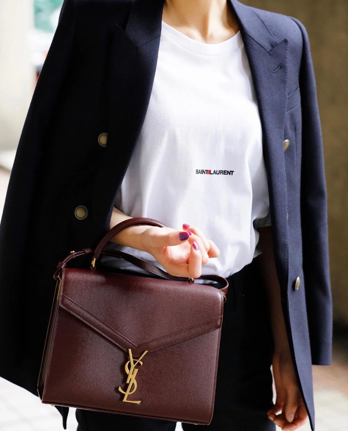 Сумка YSL Cassandra с икорным узором - 2