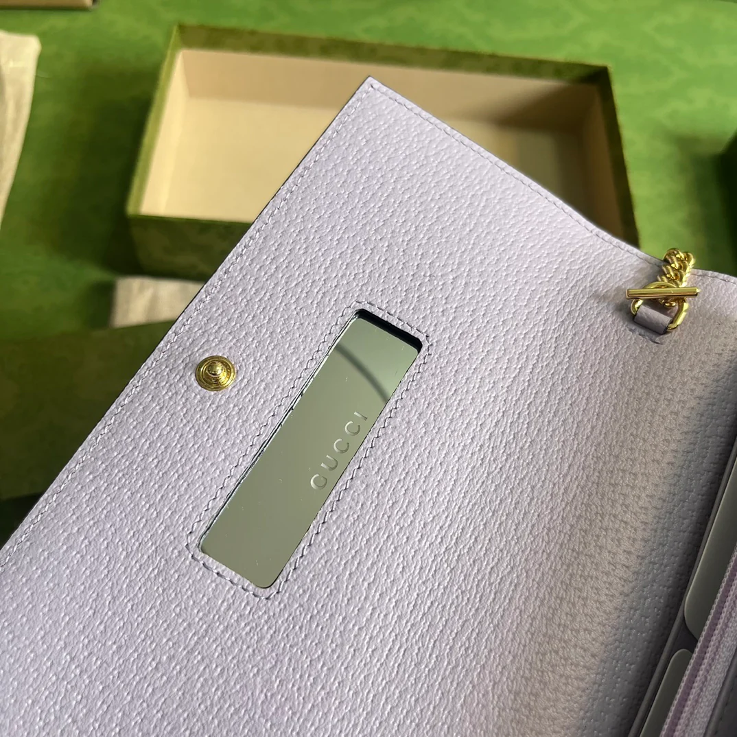 Мини-сумка Gucci-Ophidia серии Super Double G с цепочкой