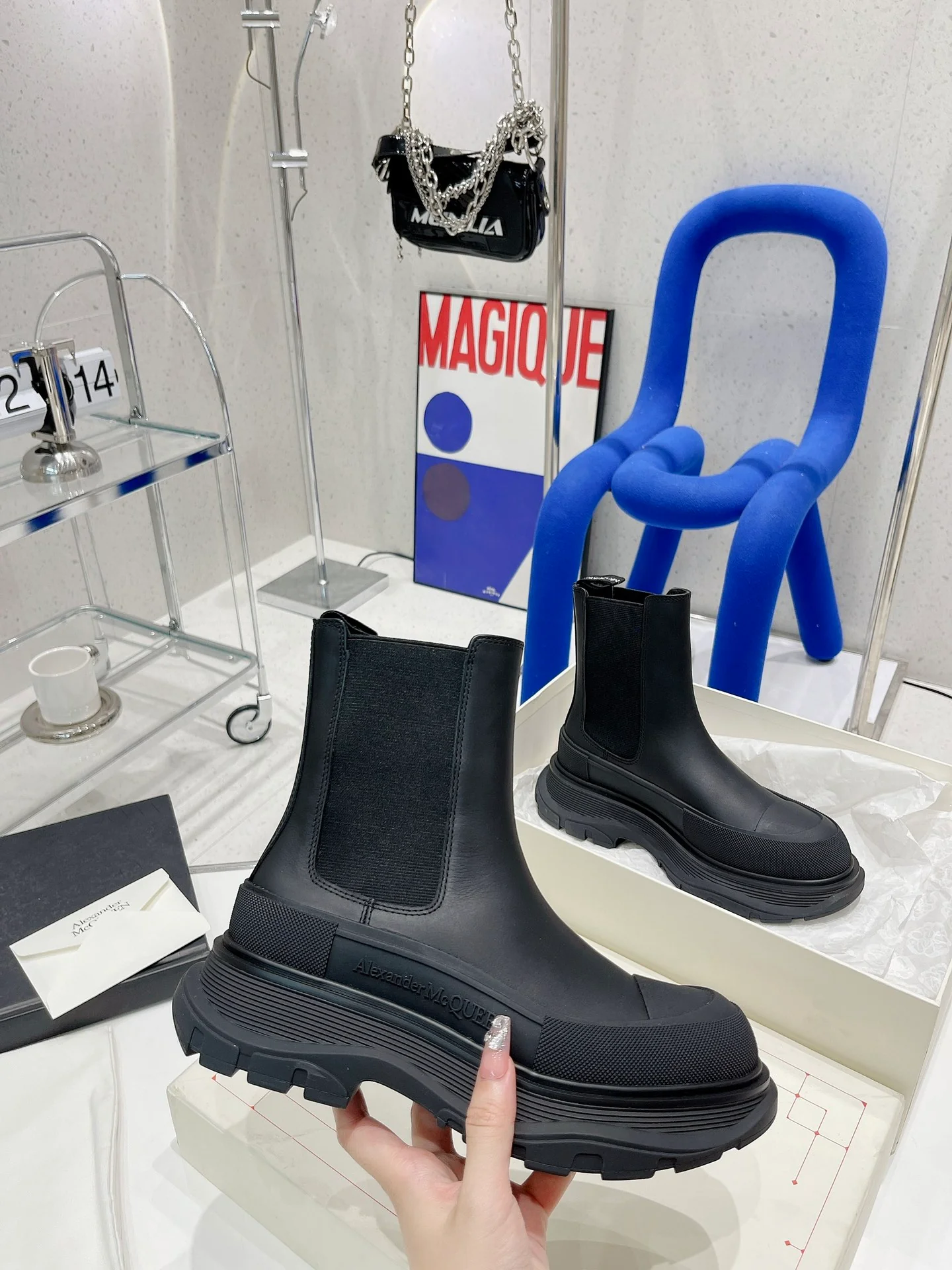 Коллекция McQueen 2022 года с подиума - Ботильоны - 2