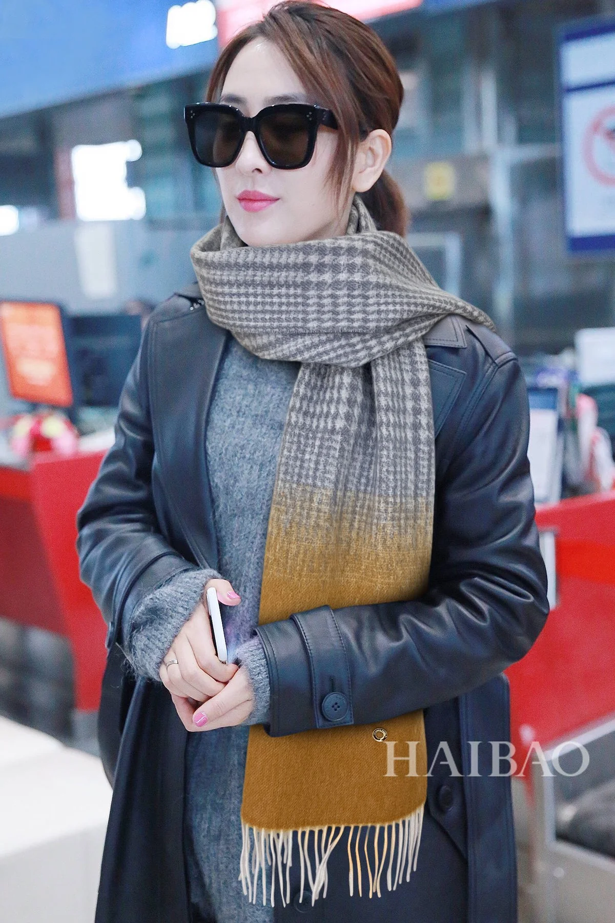 Loro Piana - Двусторонний кашемировый длинный шарф с цветовыми блоками - 33 - 190 см - 100 - Кашемир премиум-класса - 2