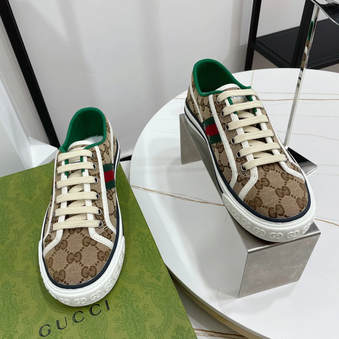 Gucci - Классический узор - Кроссовки - Кеды