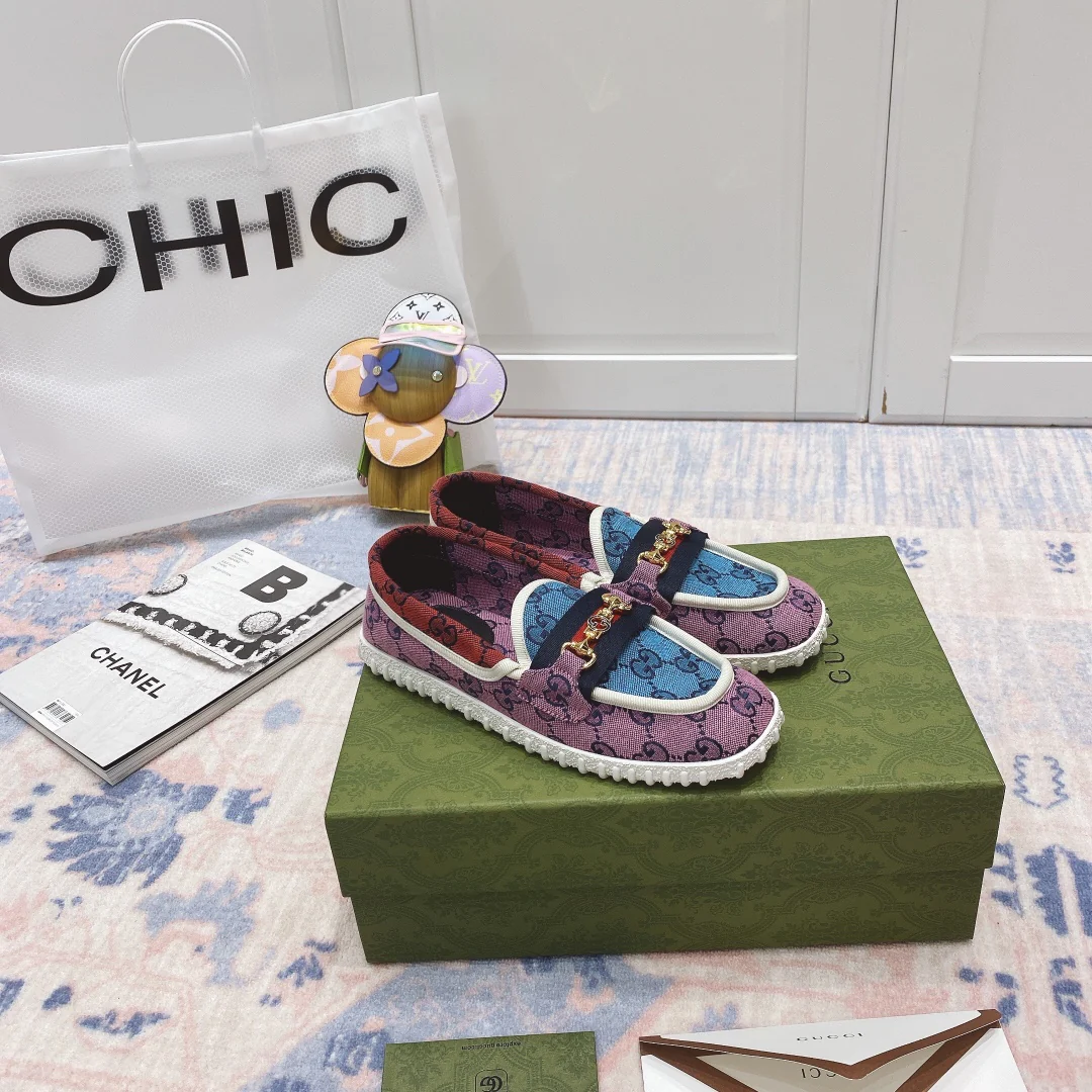 Gucci - Резиновая подошва - Туфли без шнурков - Лоферы - Унисекс - 2