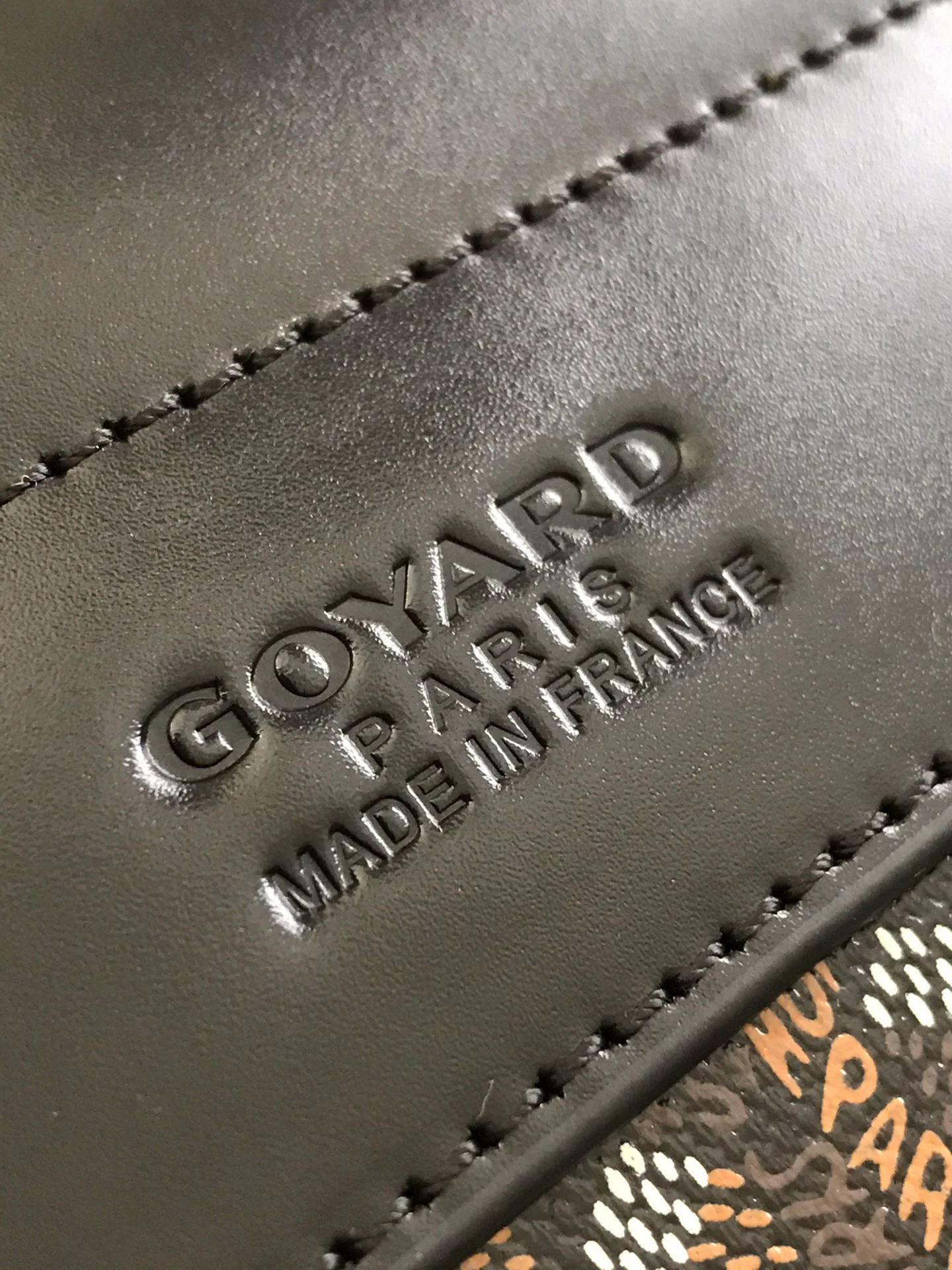 Сумка-мессенджер Goyard из льняной парусины - Черная - 1 шт.