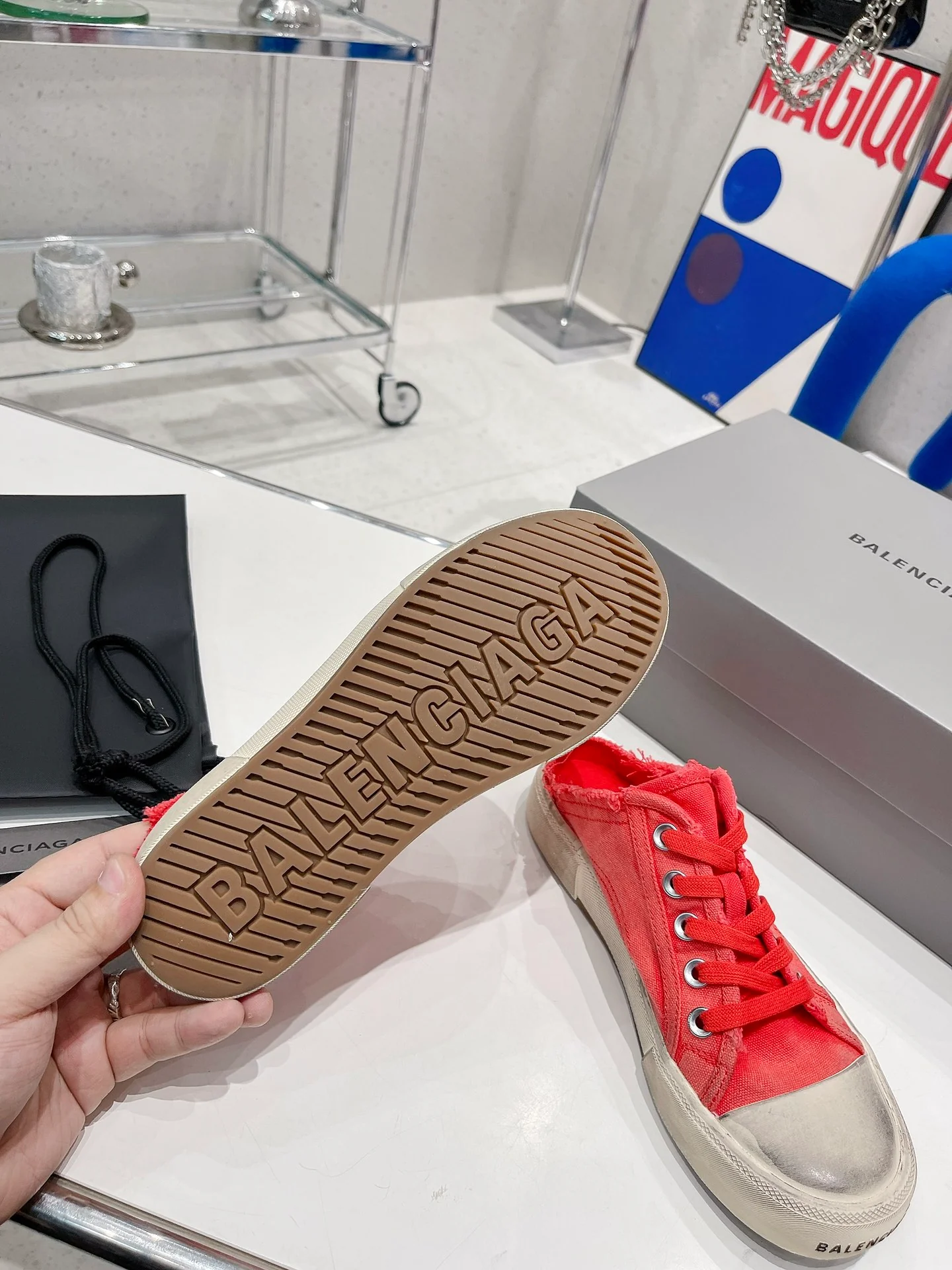 Холщовые туфли/тапочки Balenciaga