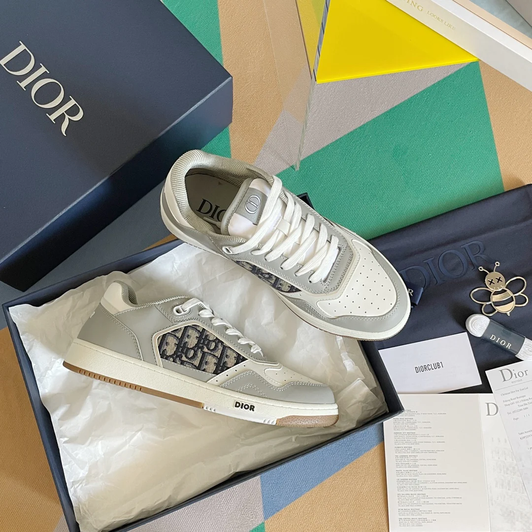 Кроссовки Dior B27 Series - Monogram Casual - Парные - Серые