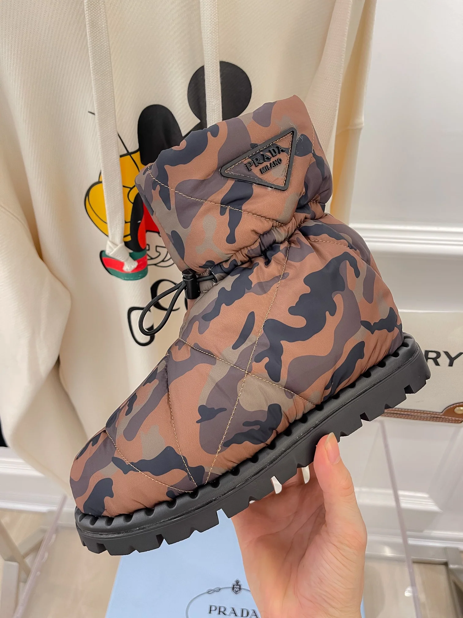 Обувь Prada - Prada - Хит продаж - Пуховые сапоги для снега