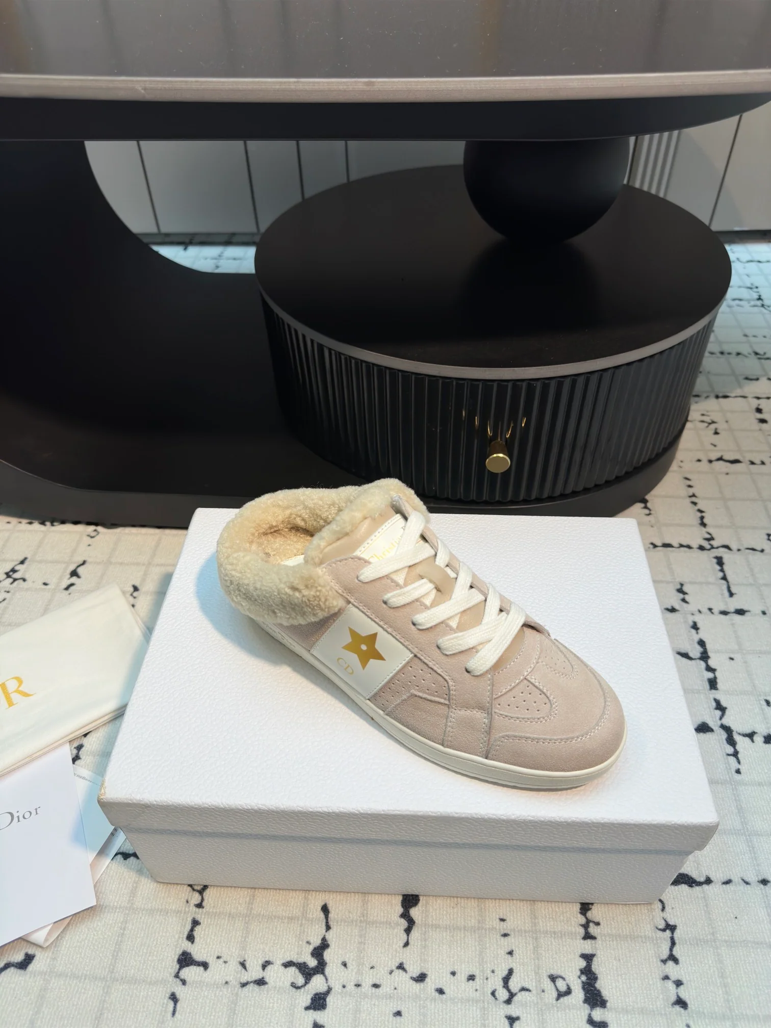 Didi - шерстяные кроссовки 2024 года - бежевые