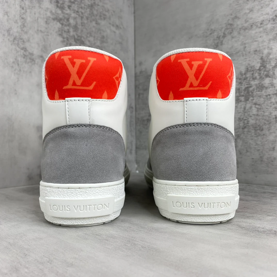 LV-2024-Высокие кроссовки-Серые